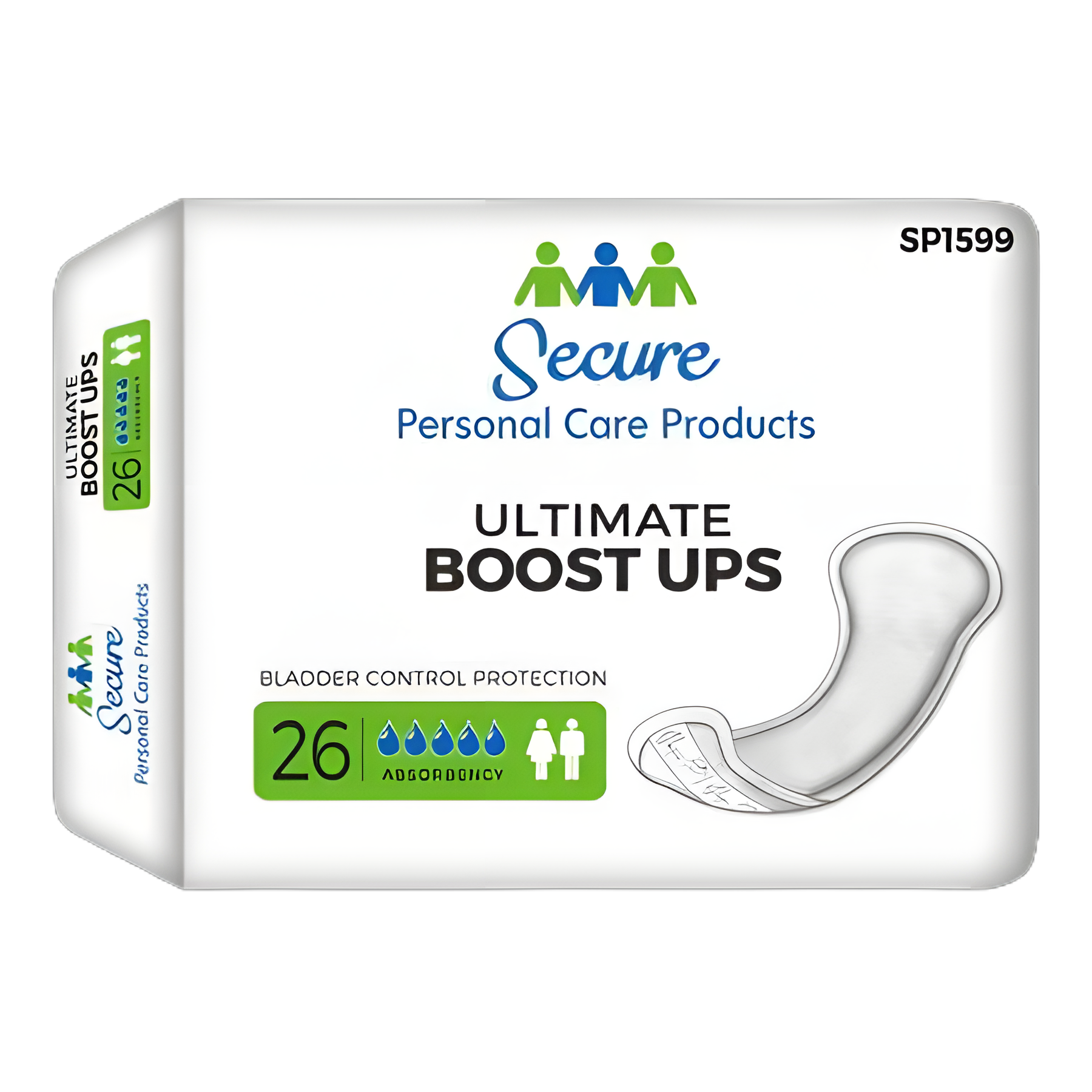 TotalDry™ 16.5" Booster Pads - Moderate Absorbency