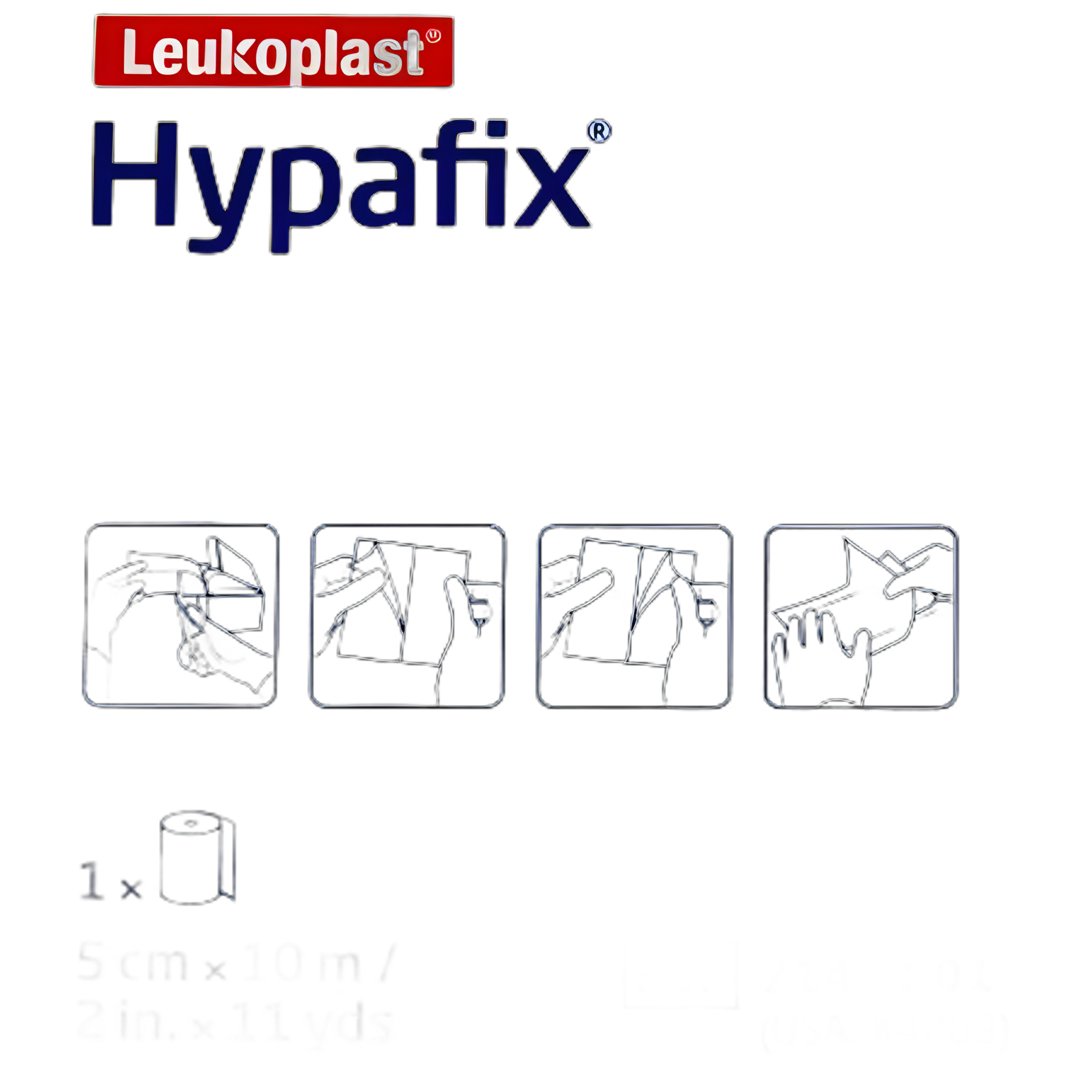 Hypafix® Nonwoven Polyester Dressing Tape 2x10 Yards - 4209