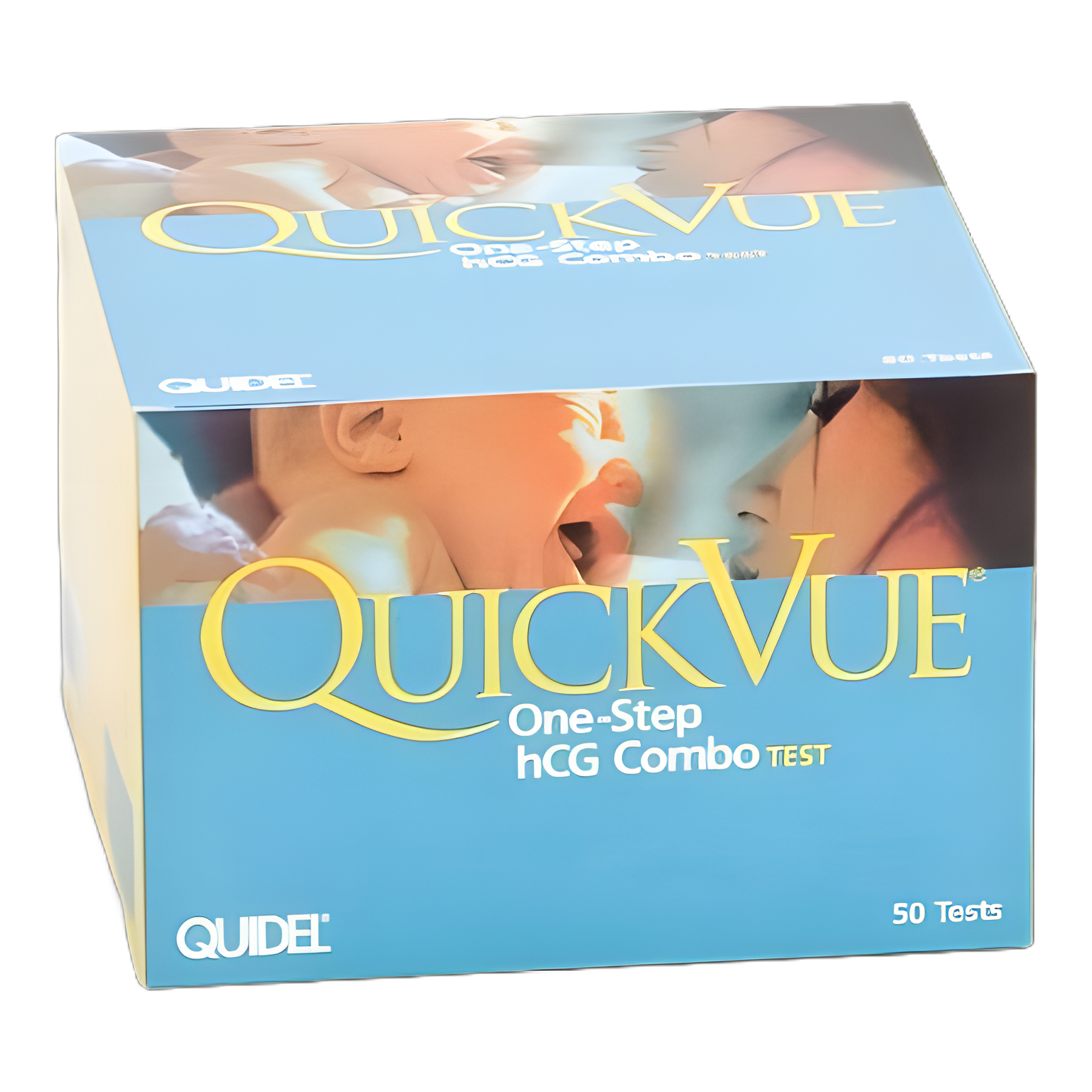 Reproductive Health Test Kit QuickVue® One-Step hCG Combo hCG Pregnancy Test 50 Tests CLIA Waived Sample Dependent - 20110 - 1