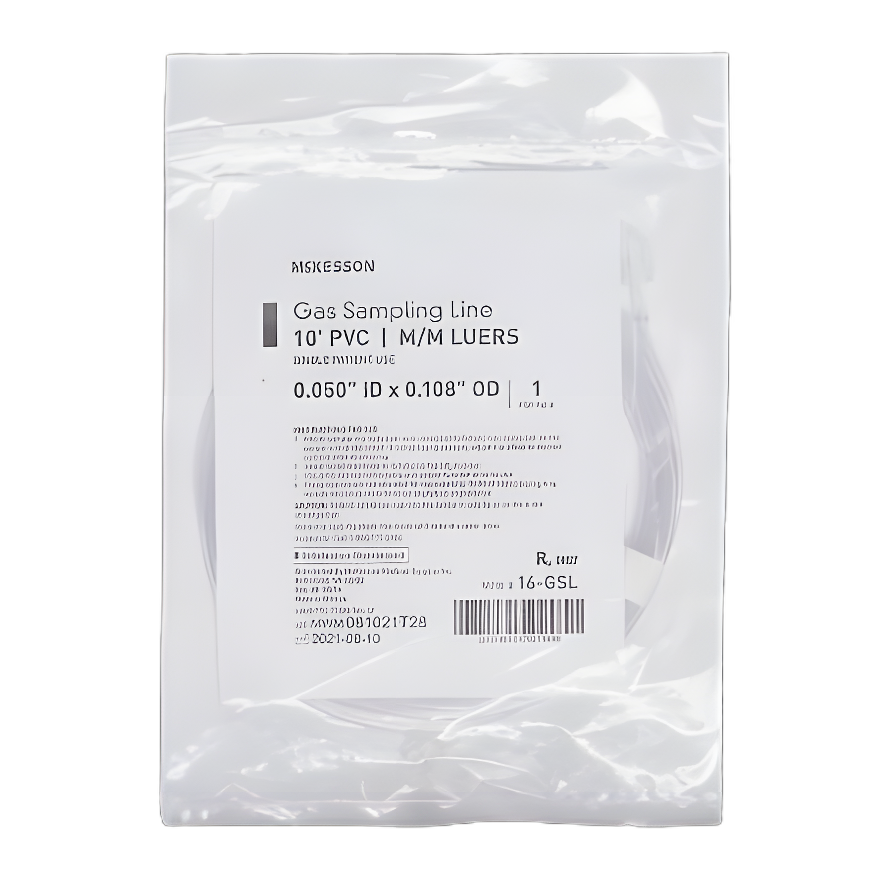 McKesson Gas Sampling Line for Accurate End-Tidal CO2 Monitoring