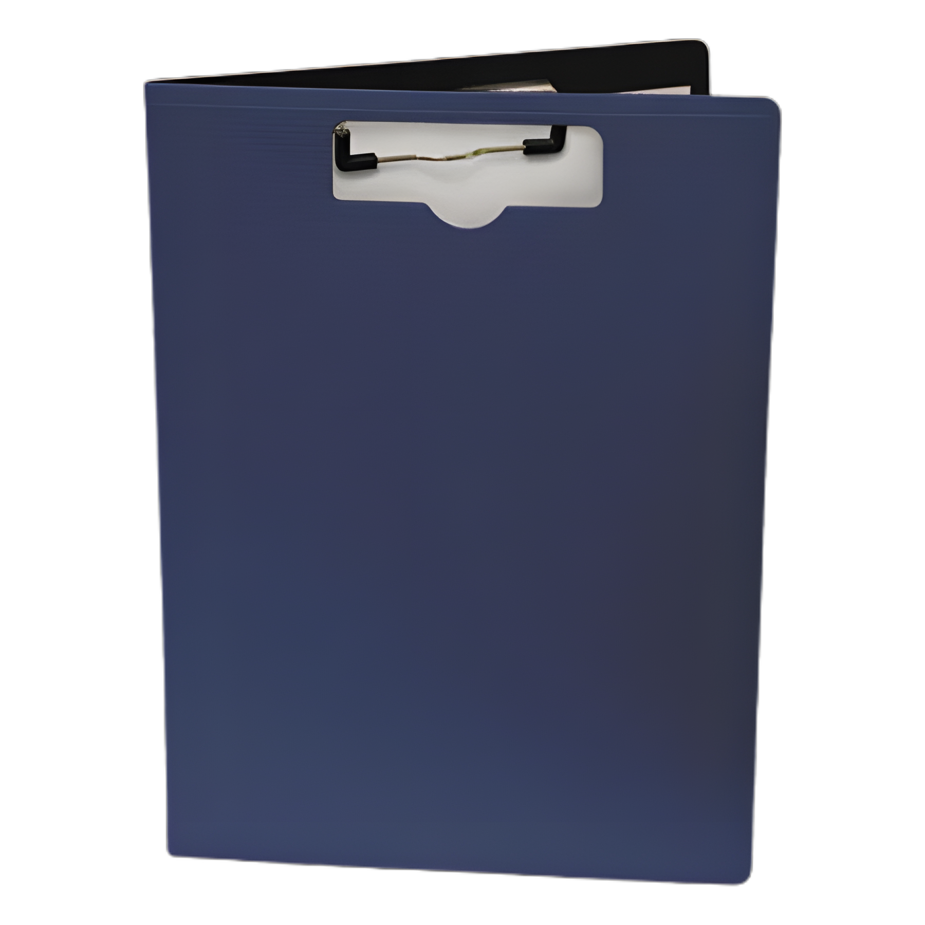 Portfolio Clipboard with Low-Profile Clip, Portrait Orientation, 0.5" Clip Capacity, Holds 8.5 x 11 Sheets, Blue
