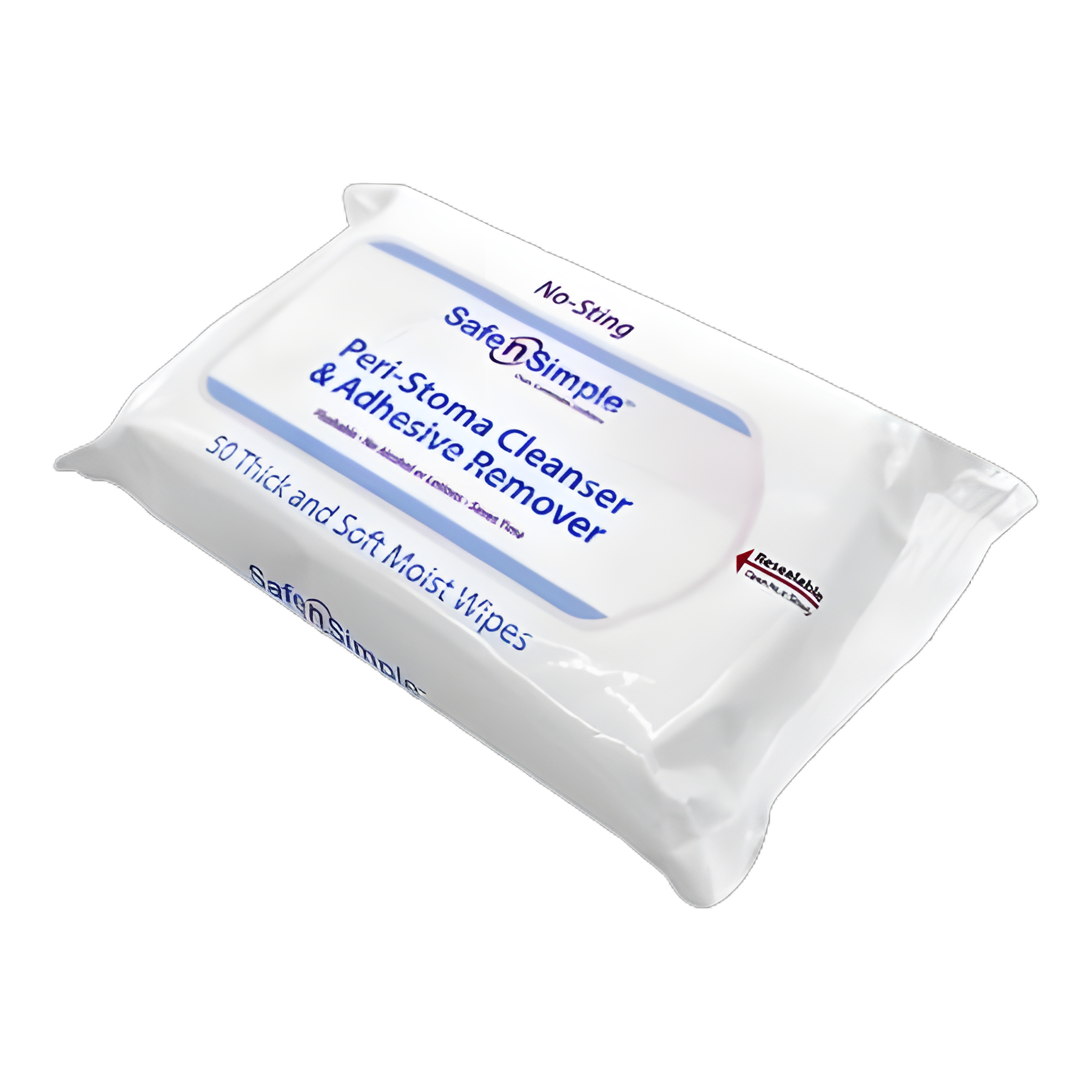Adhesive Remover Safe n Simple™ Wipe 50 per Pack
