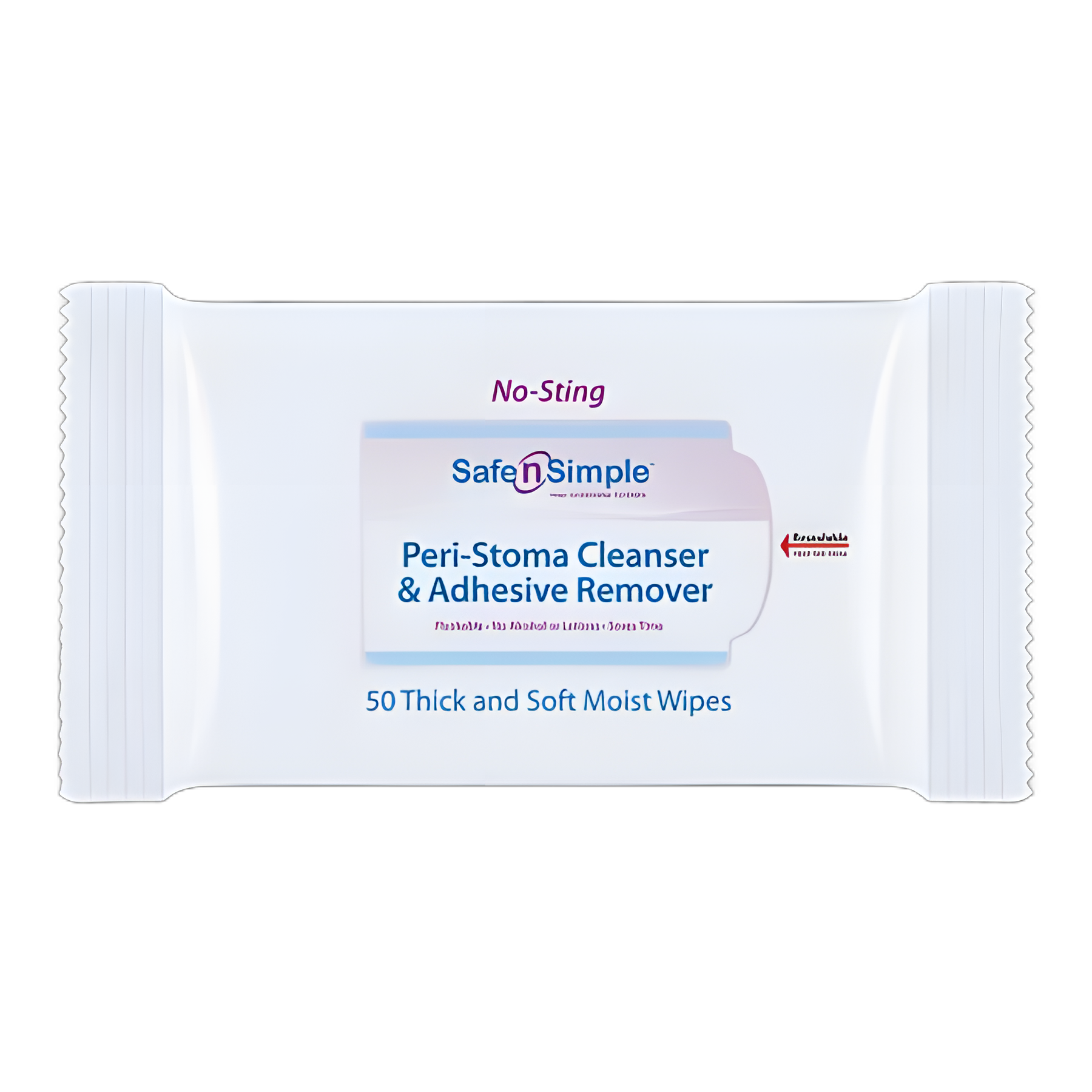 Adhesive Remover Safe n Simple™ Wipe 50 per Pack