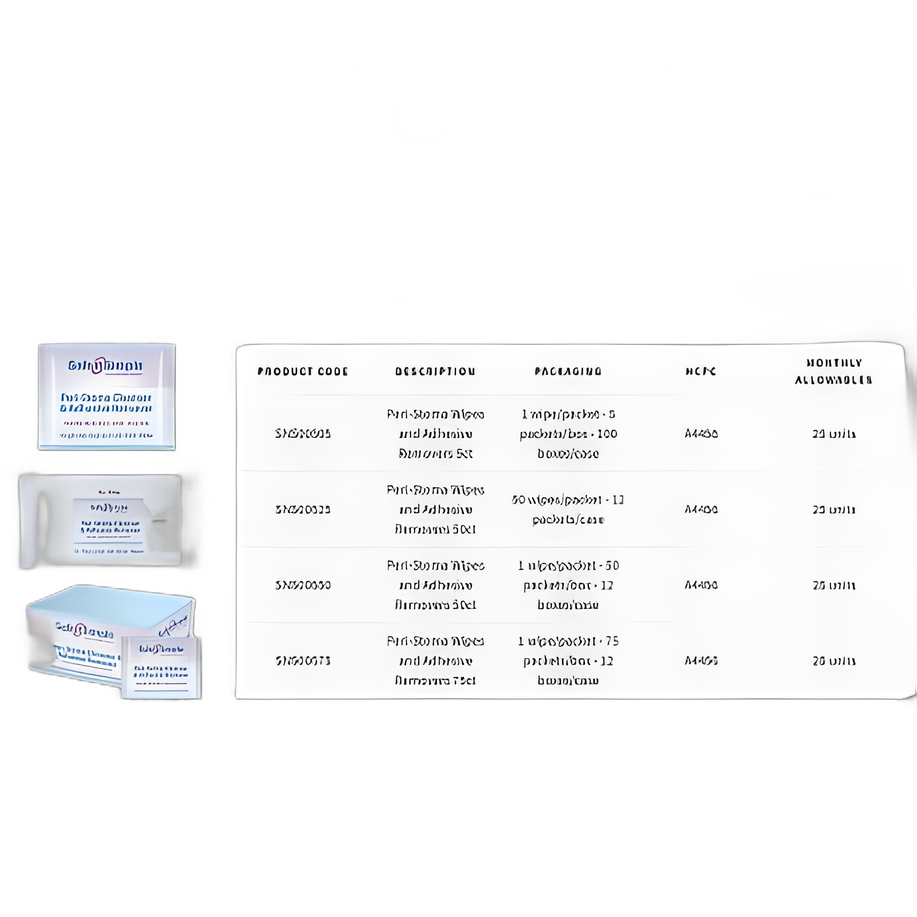 Adhesive Remover Safe n Simple™ Wipe 50 per Pack