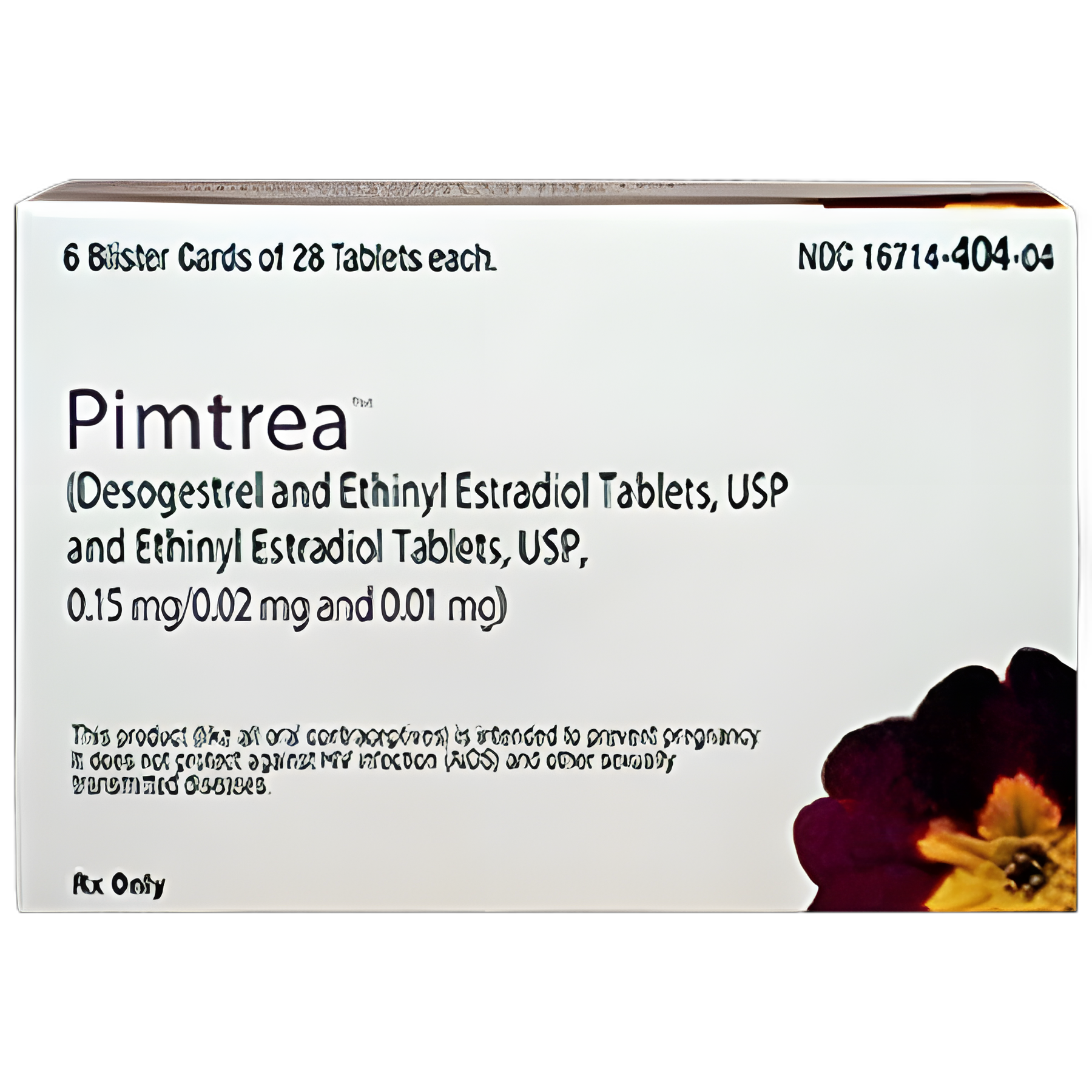 Pimtrea™ Desogestrel / Ethinyl Estradiol 0.15 mg - 0.02 mg Tablet Blister Pack 168 Tablets