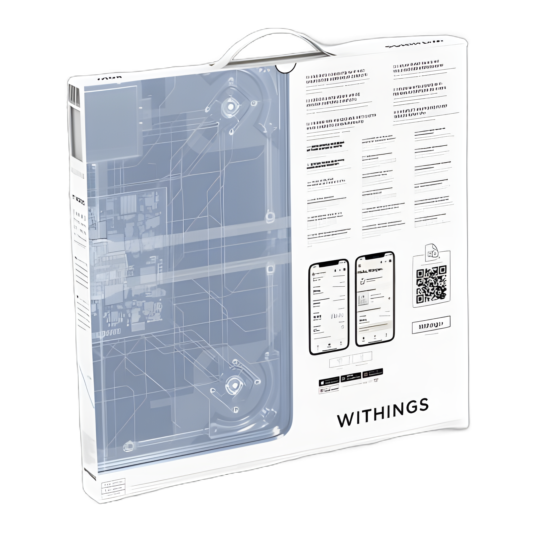 Complete Body Composition Analyzer Stand On Withings Digital Display 5 -> 200kg (9 -> 440lb) White