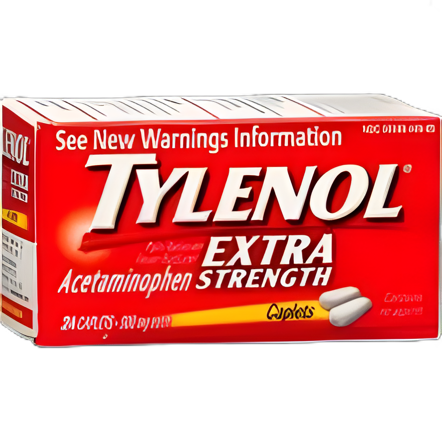 Pain Relief Tylenol® 500 mg Strength Acetaminophen Caplet 24 per Bottle