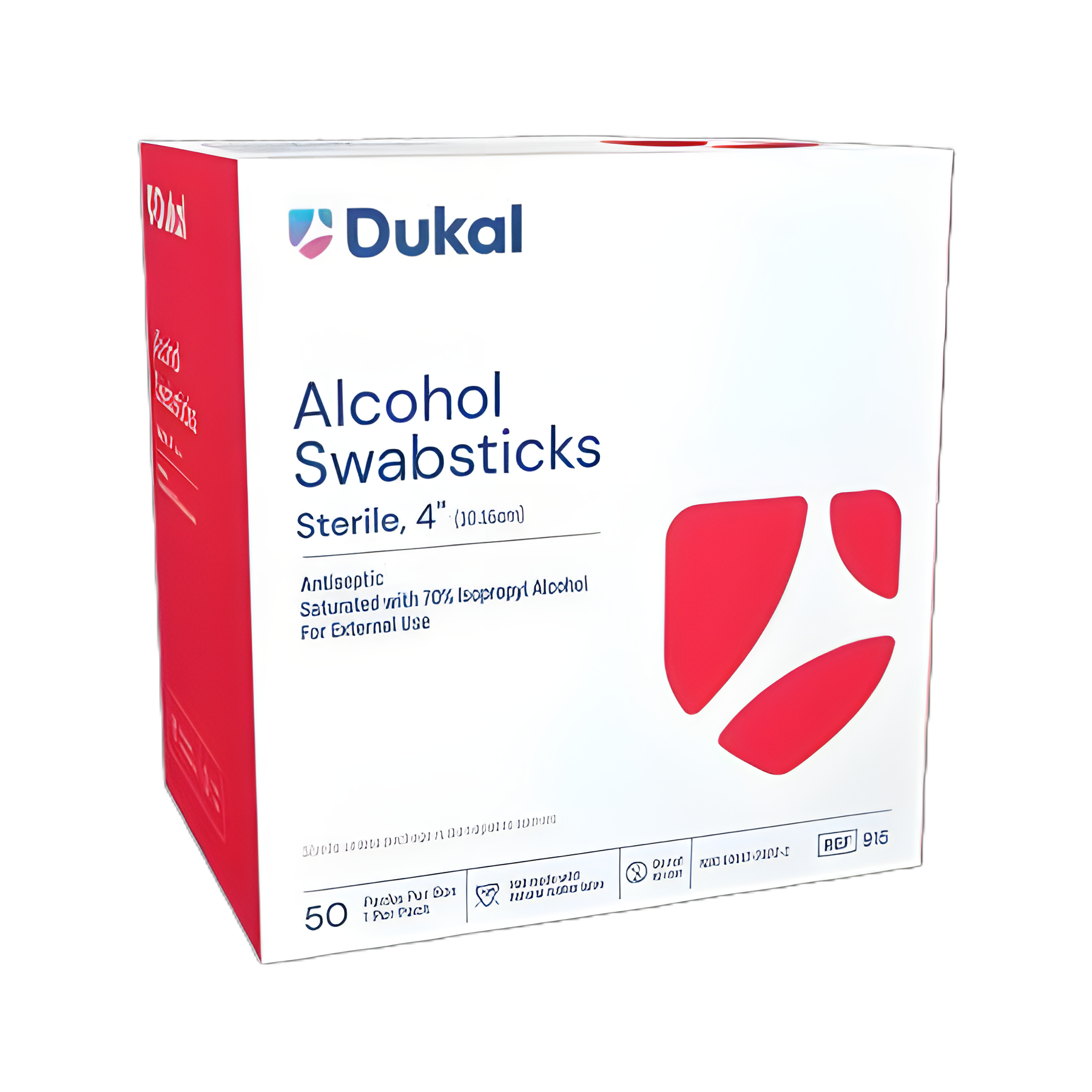 Impregnated Swabstick Dukal 70% Strength Alcohol Individual Packet Sterile