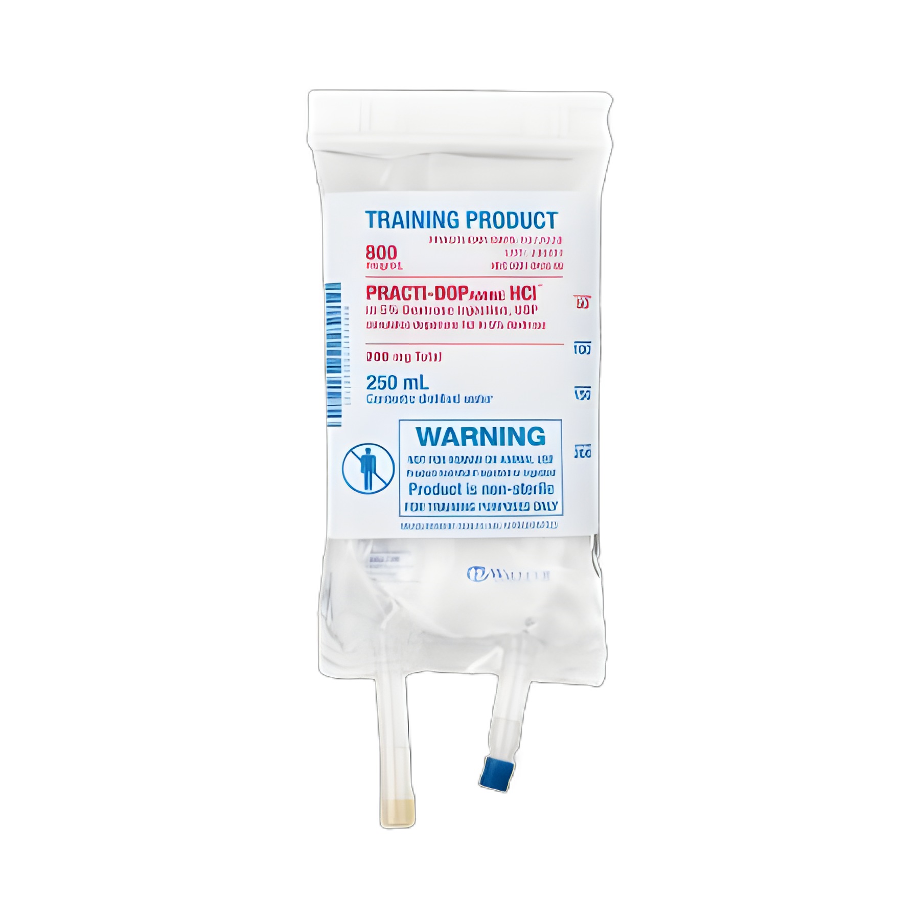 Practi-Dopamine HCL in 5% Dextrose 250mL IV Training Solution by Wallcur