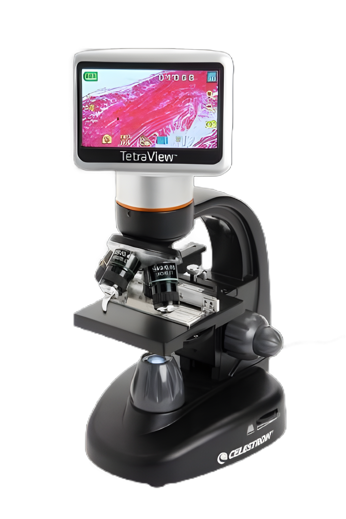 Celestron™ TetraView LCD Microscope - Achromatic 4X-40X
