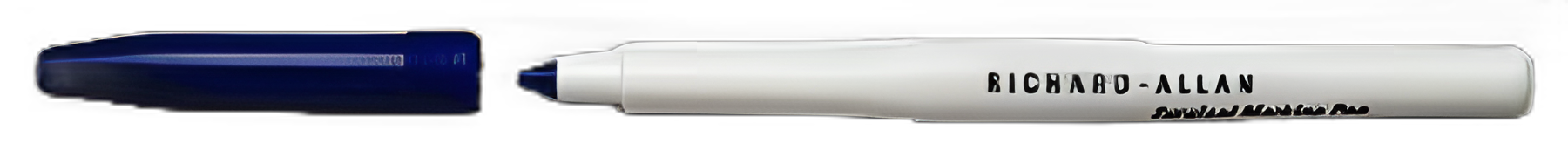 Richard-Allan® Skin Marker with Ruler and Labels - Sterile, Gentian Violet Ink, Full Size, Tapered Tip for Surgical Use