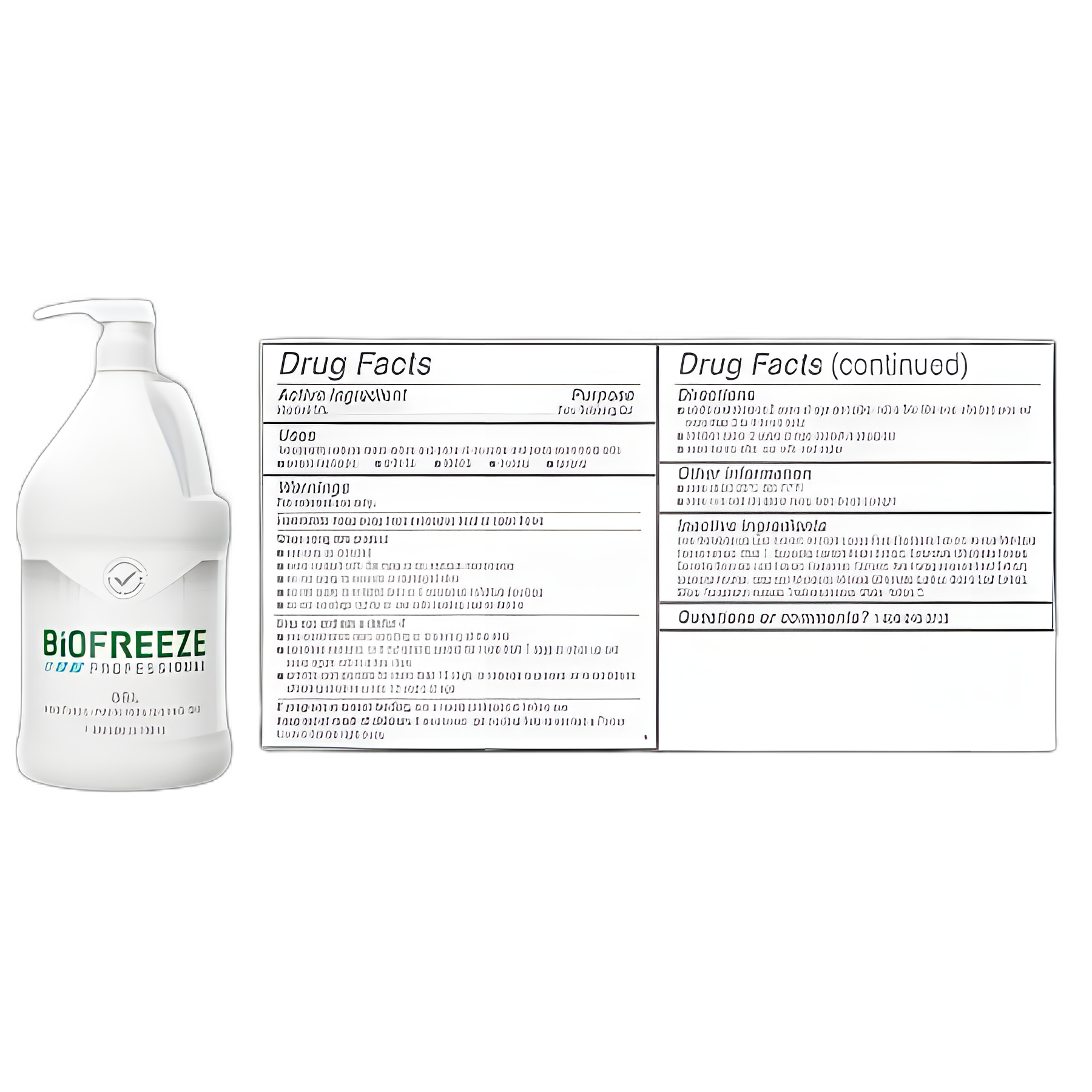 Biofreeze® Professional 5% Menthol Topical Gel for Pain Relief - 1 Gallon