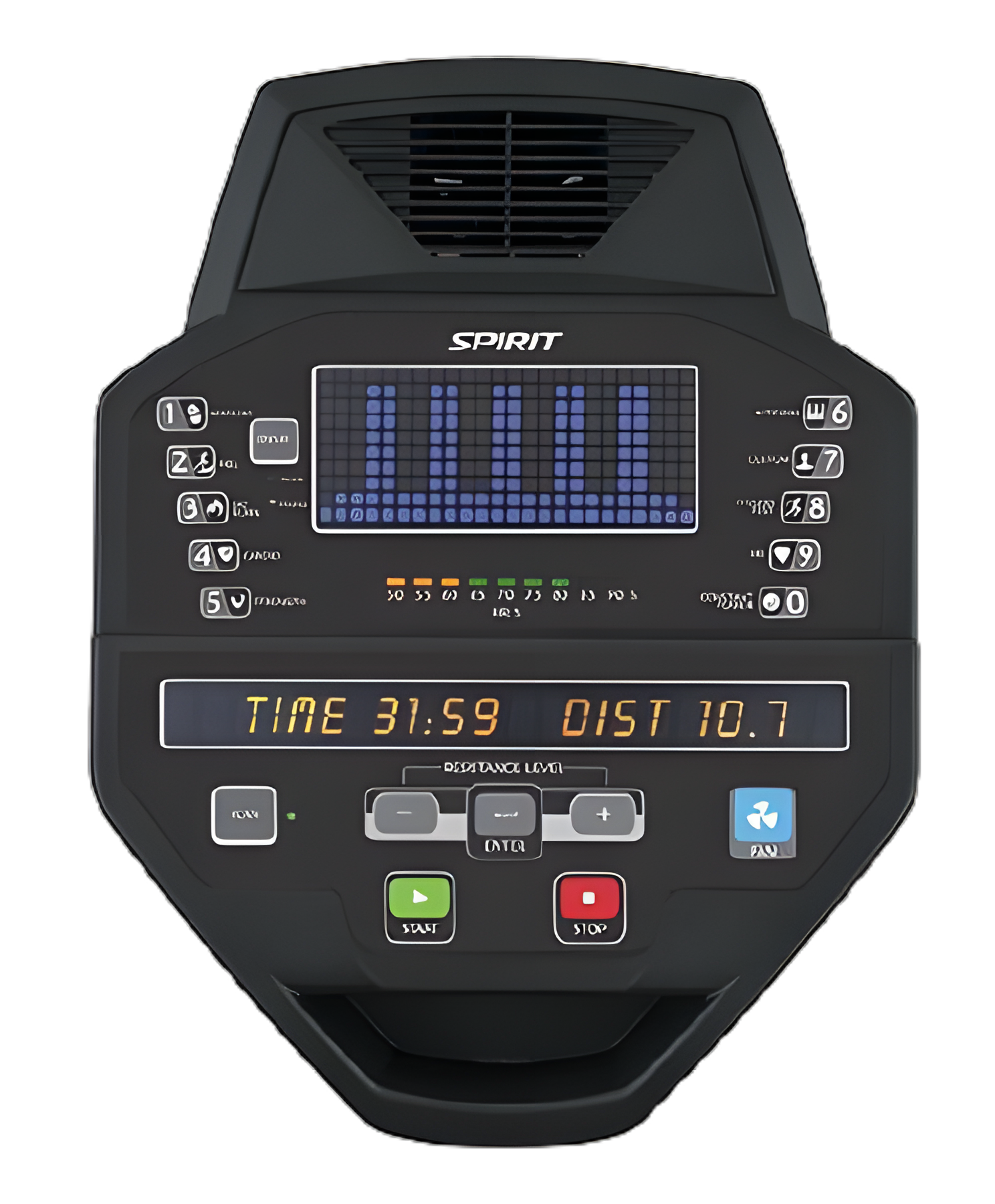 Spirit Fitness CR800 Stationary Bicycle Recumbent Bike - CR800