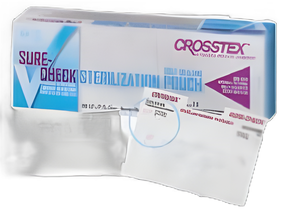Sterilization Pouch Sure-Check® Ethylene Oxide (EO) Gas / Steam 3-1/2 X 5-1/4 Inch Transparent Self Seal Film