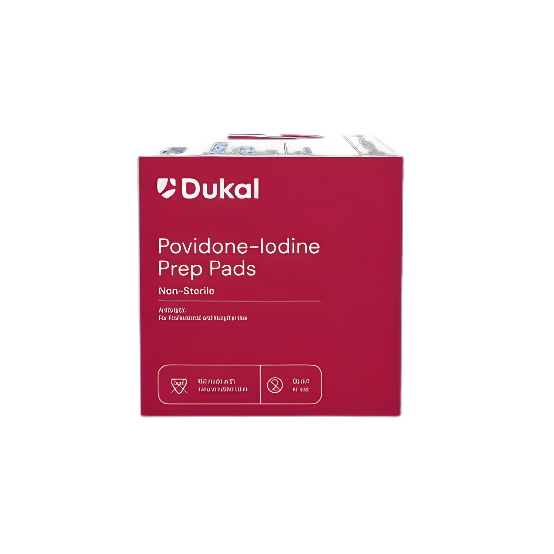 PVP Prep Pad Dukal 10% Strength Povidone - Iodine Individual Packet NonSterile