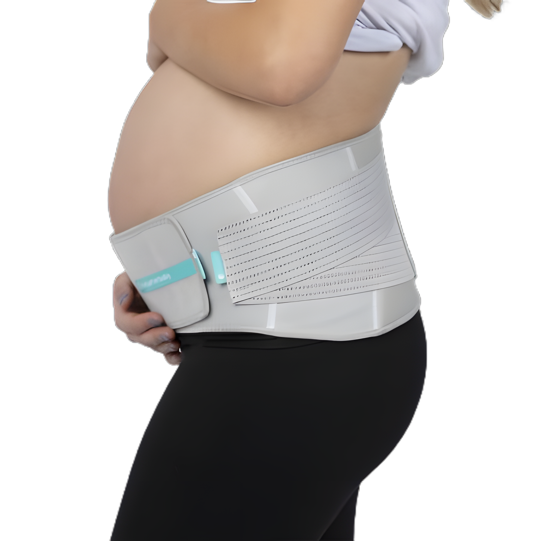 Maternity Support Belt NINER Premium X-Large Hook and Loop Closure 48 to 56 Inch Under Belly Circumference / 12 to 18 Pre-Pregnancy Pant Size Adult