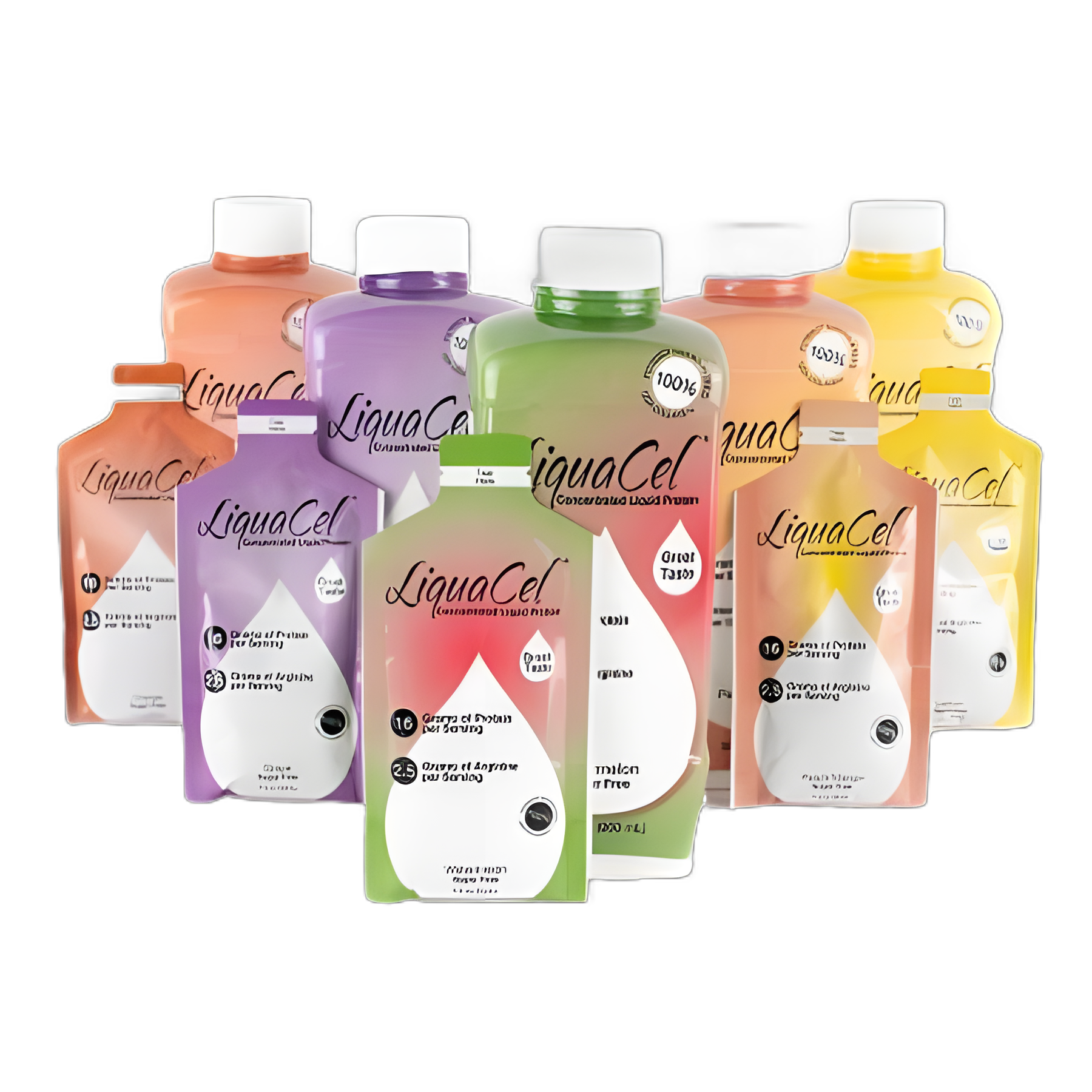 LiquaCel® Peach Mango Liquid Protein Supplement 1 oz. Packet - Hydrolyzed Collagen for Medical Nutrition