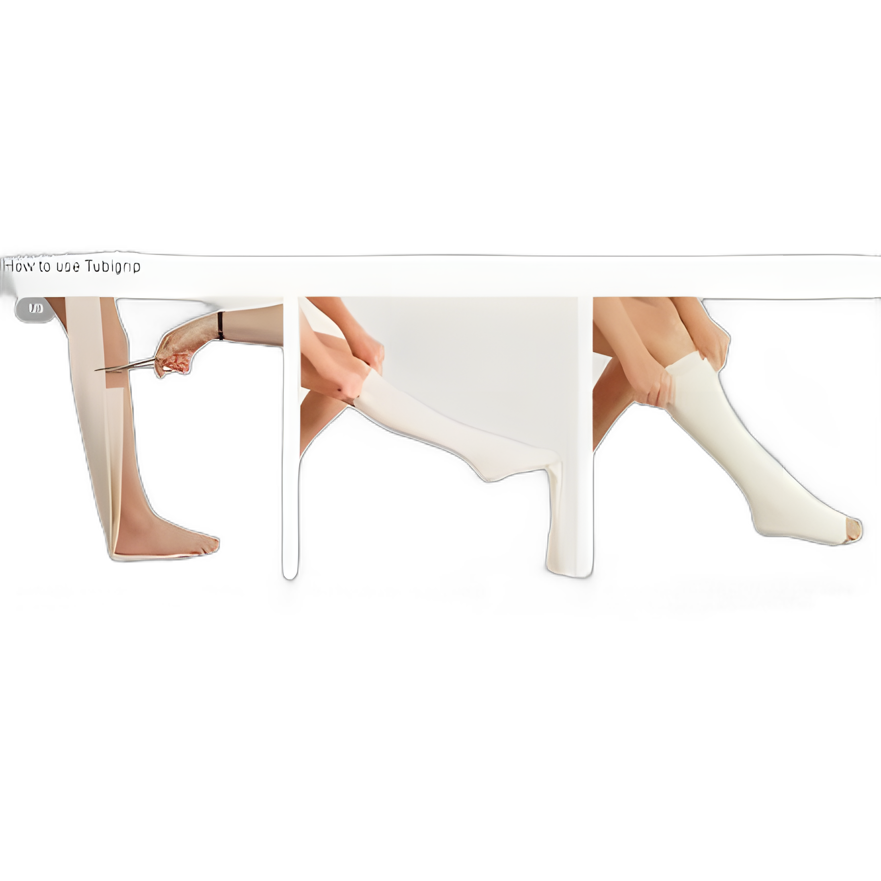 Elastic Tubular Support Bandage Tubigrip® 4 Inch X 11 Yard Large Knee / Medium Thigh Pull On Natural NonSterile Size F Standard Compression