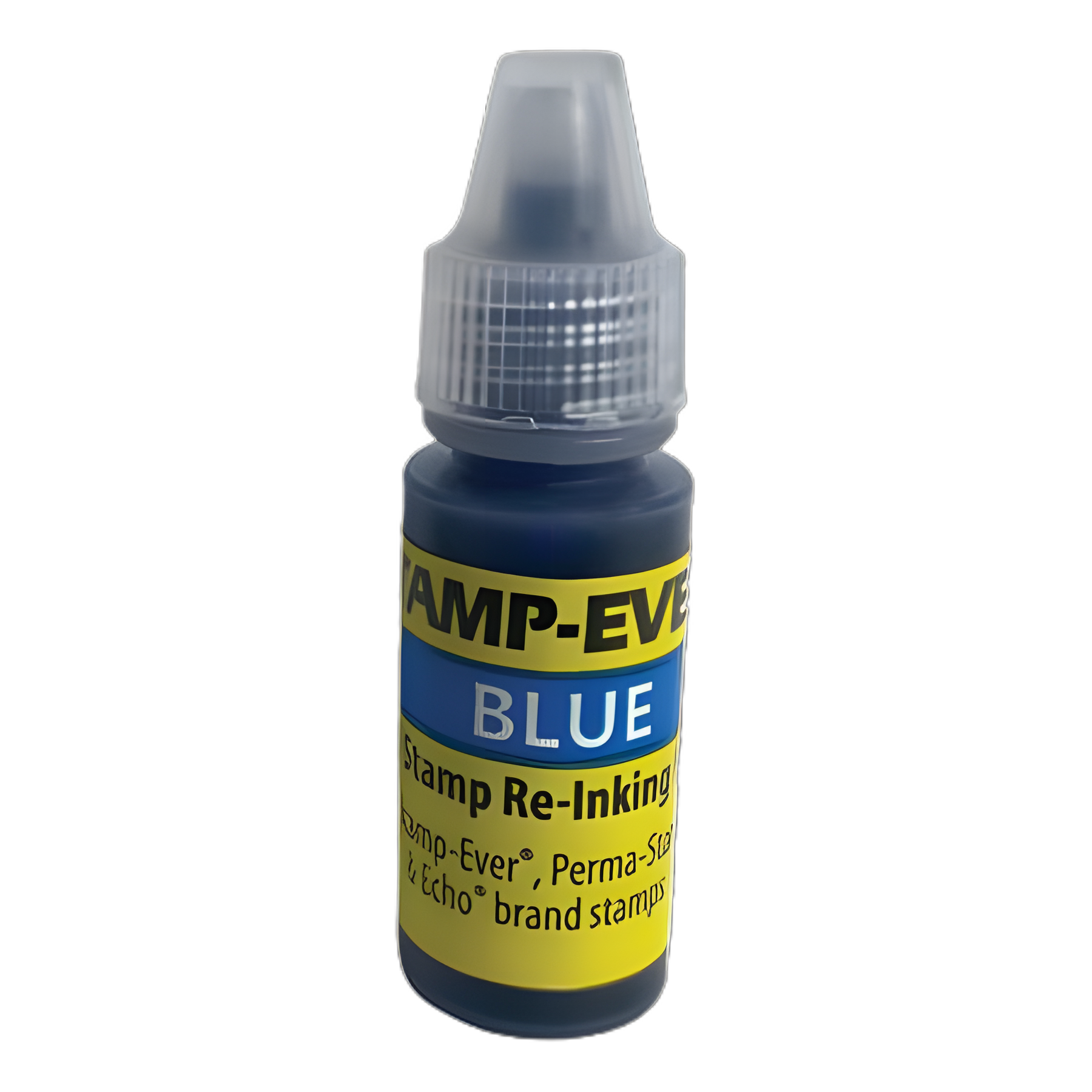 Refill Ink for Clik! and Universal Stamps, 7 mL Bottle, Blue