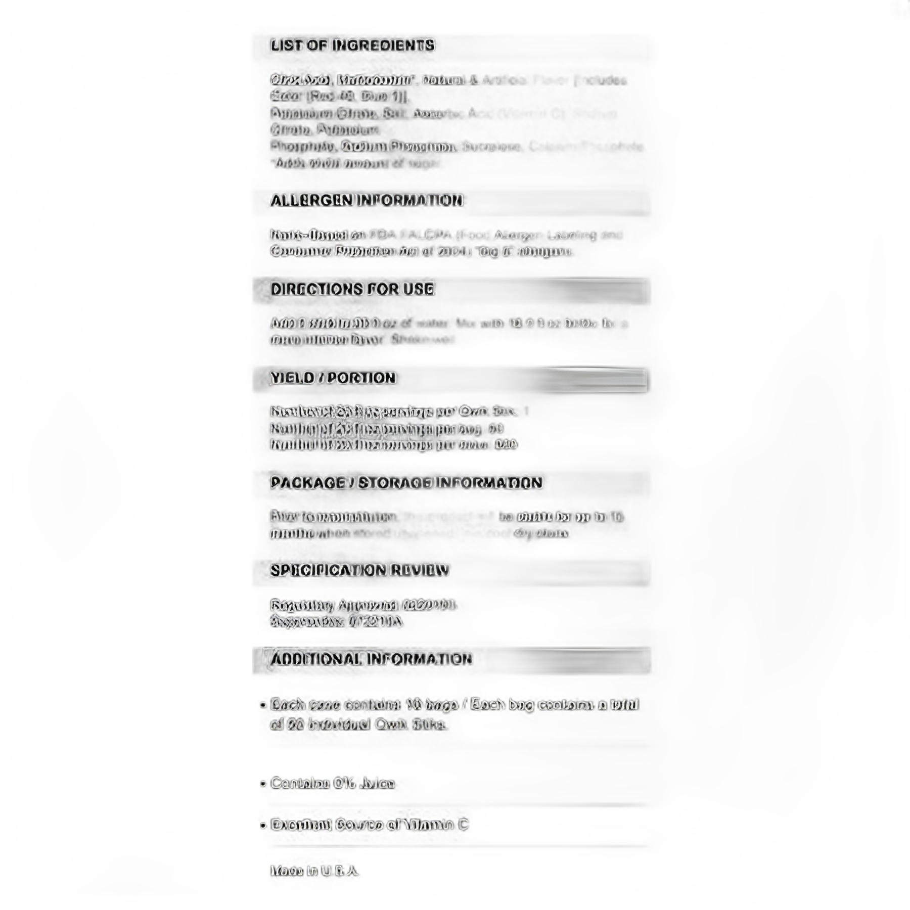 Sqwincher® Quik Stik® Zero Fruit Punch Oral Electrolyte Solution 0.11 oz - Sugar-Free, Vitamin C