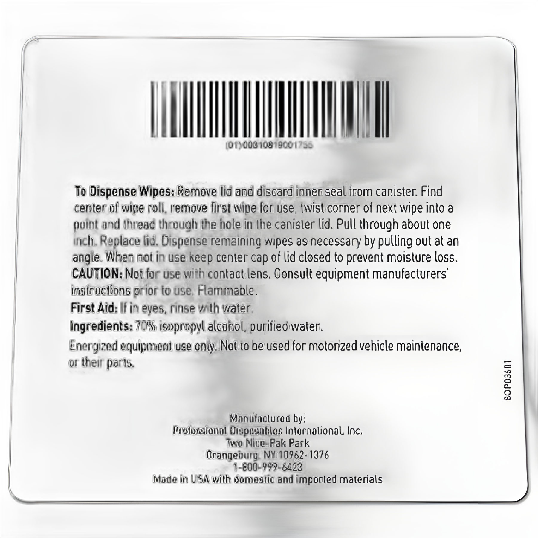 Easy Screen® IPA Medical Device Cleaner Wipes - 70 Ct