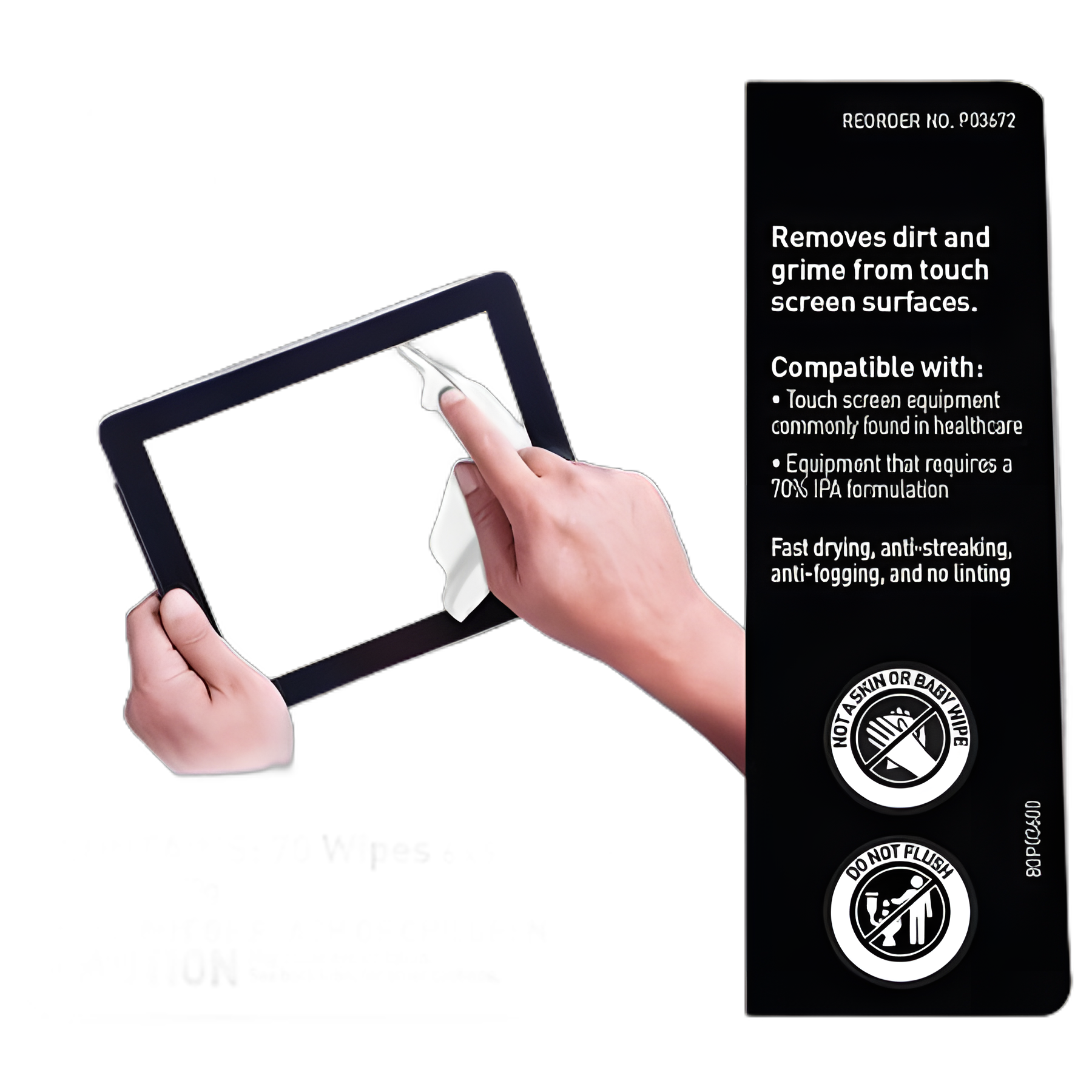 Easy Screen® IPA Medical Device Cleaner Wipes - 70 Ct