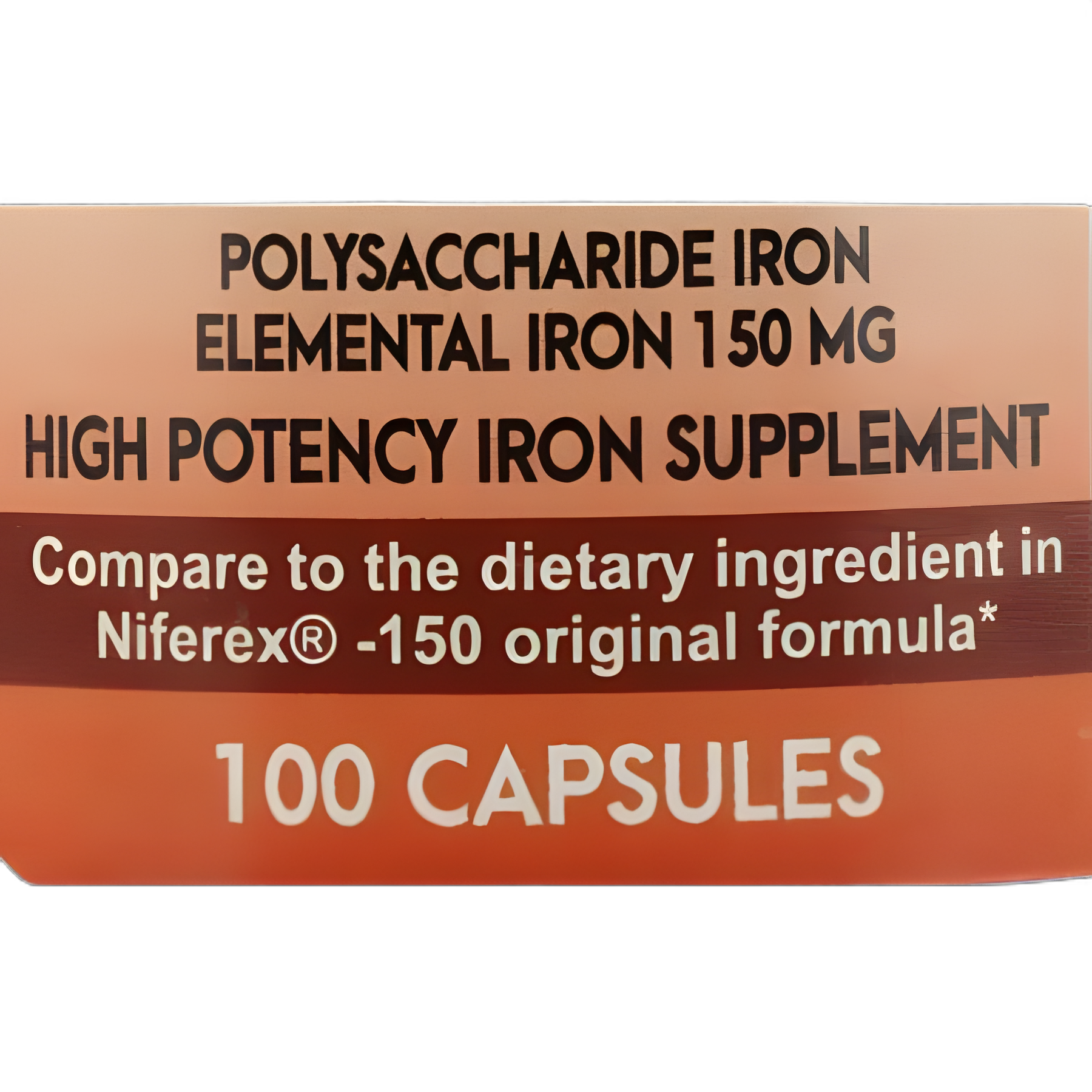 Mineral Supplement Geri-Care® Iron 150 mg Strength Capsule 100 per Bottle