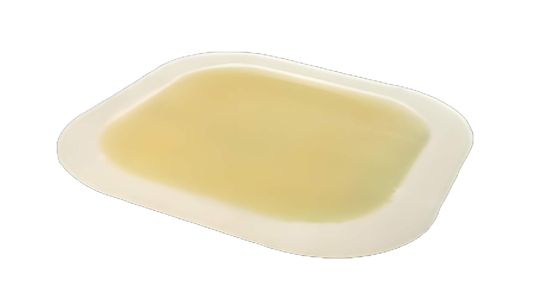 Thin Hydrocolloid Dressing DermaFilm® 6 X 6 Inch Square With Border
