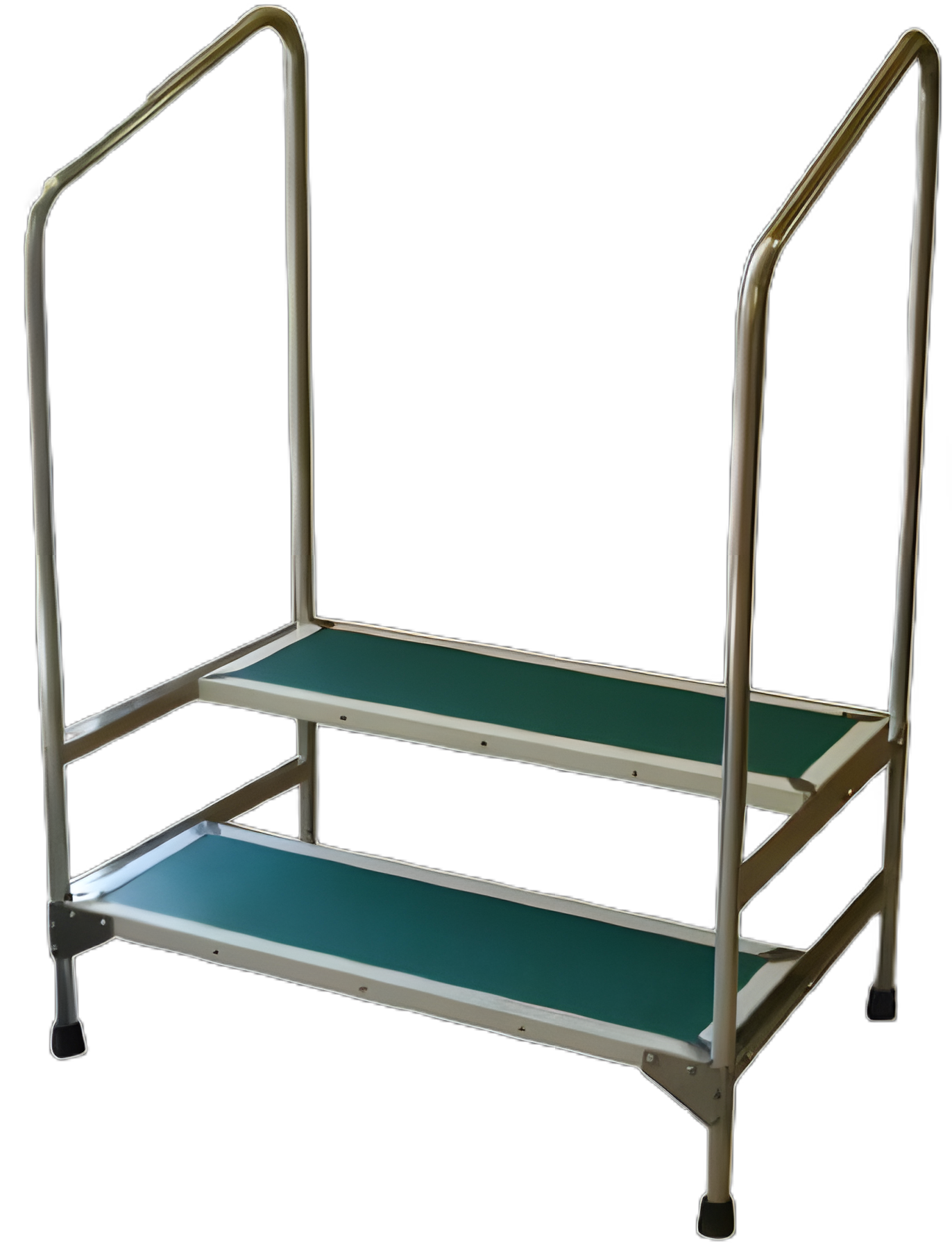 MRI-Safe 2-Step Stool with Handrail by Newmatic Medical