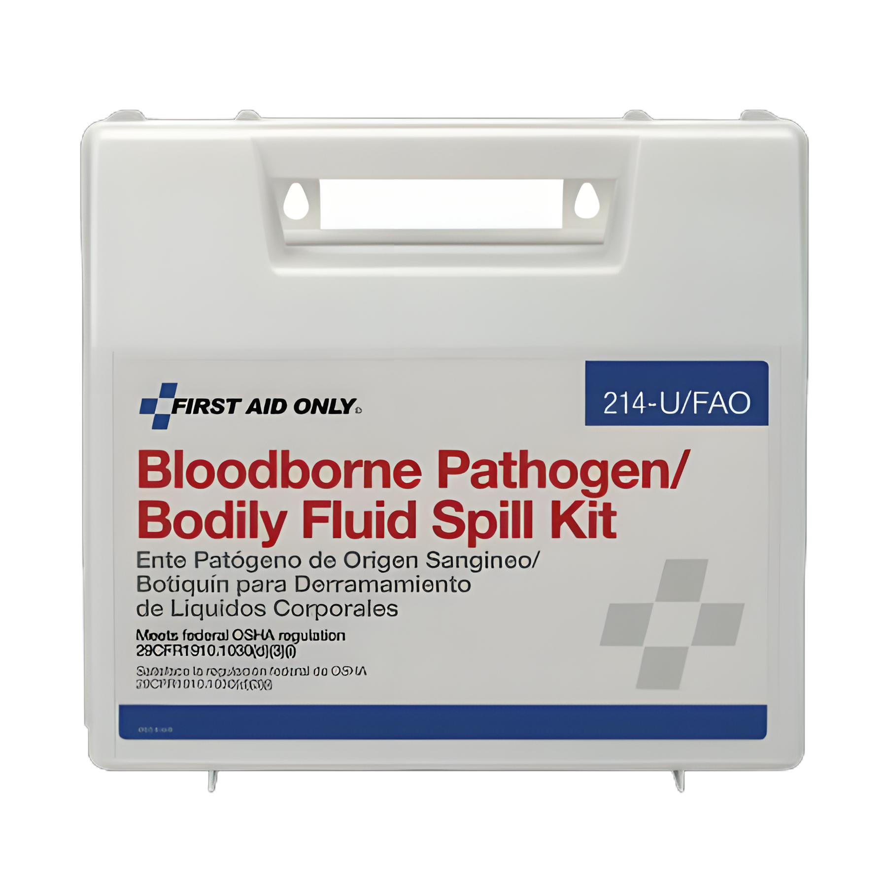 Bloodborne Pathogen And Bodily Fluid Spill Kit First Aid Only