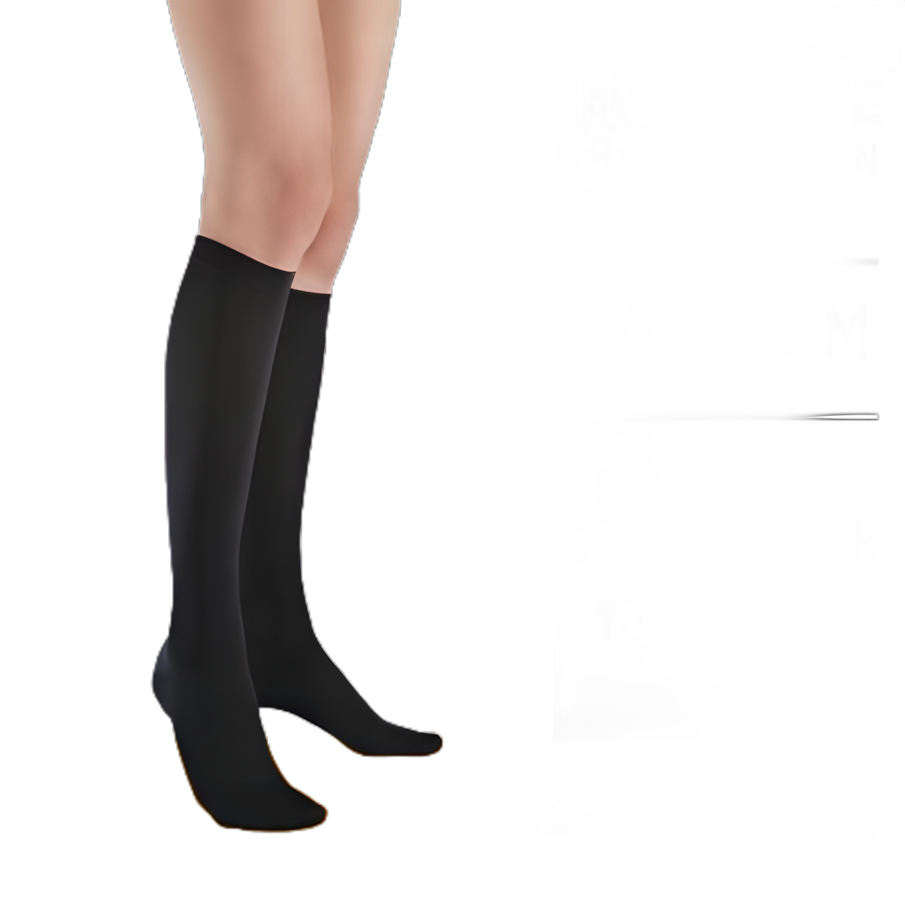3M™ Futuro™ Compression Socks, Knee High, Medium, Black, Closed Toe - 71042EN