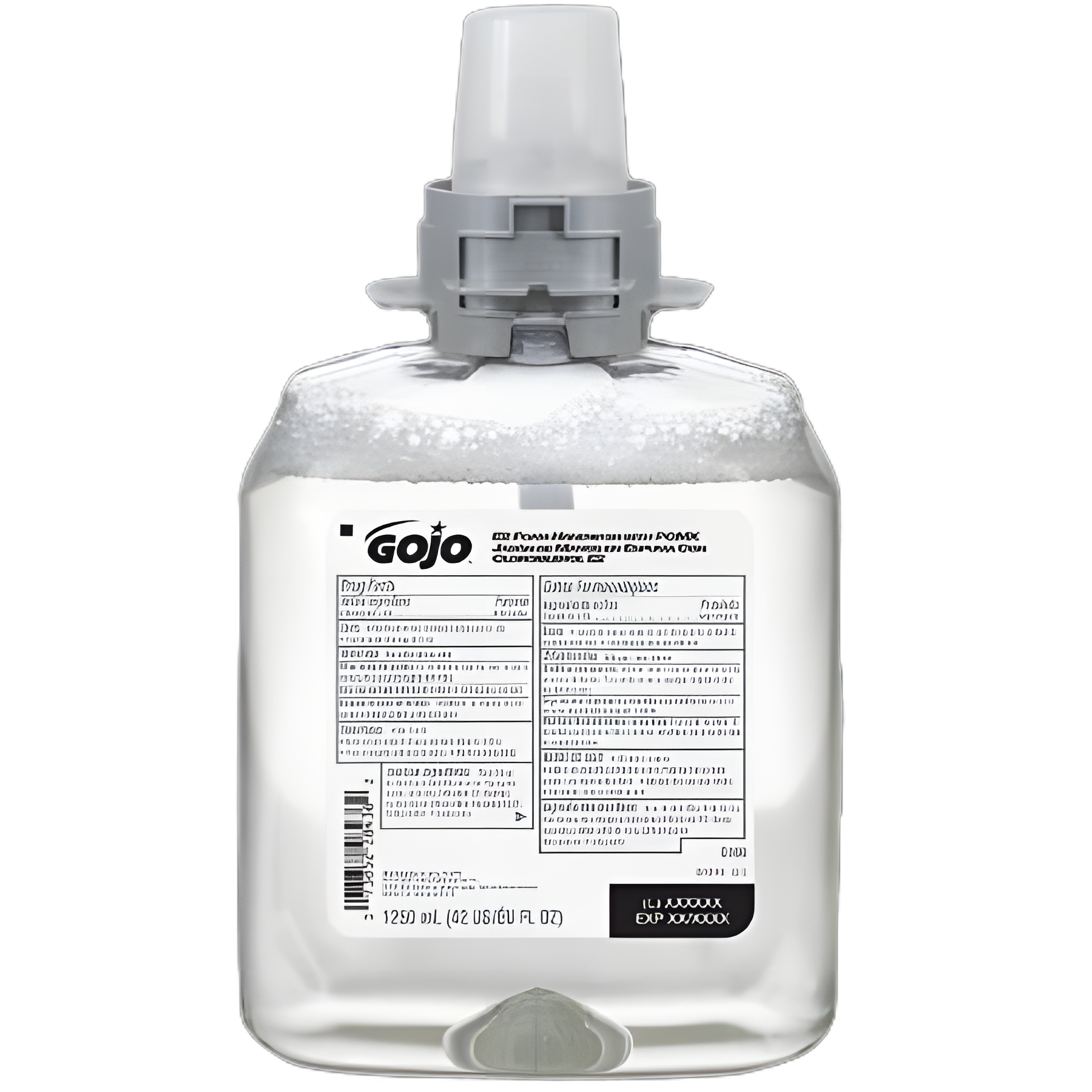 GOJO® E2 Foaming Hand Sanitizer Soap 1,250 mL Refill for Food Processing