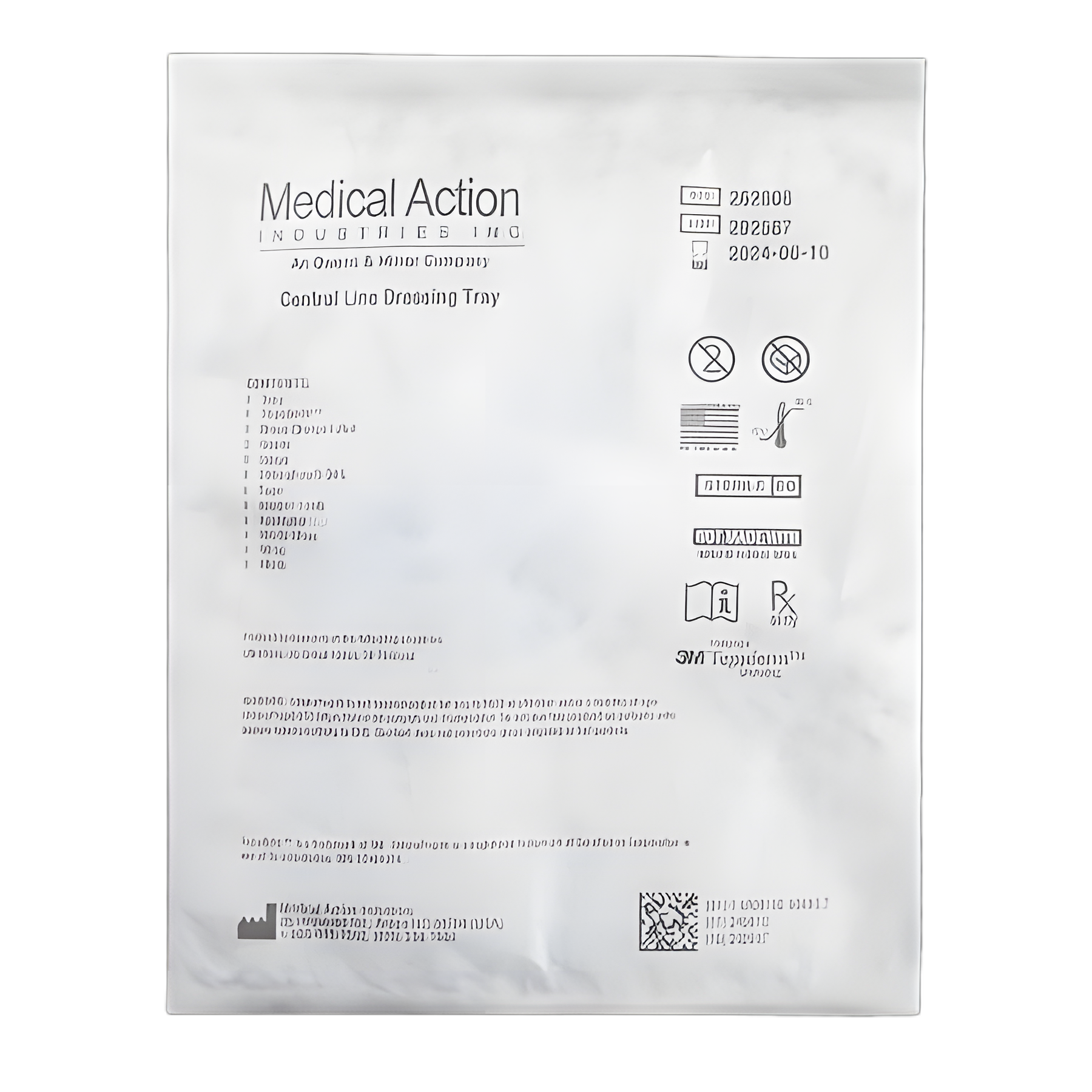 Dressing Change Tray Central Line - 262808