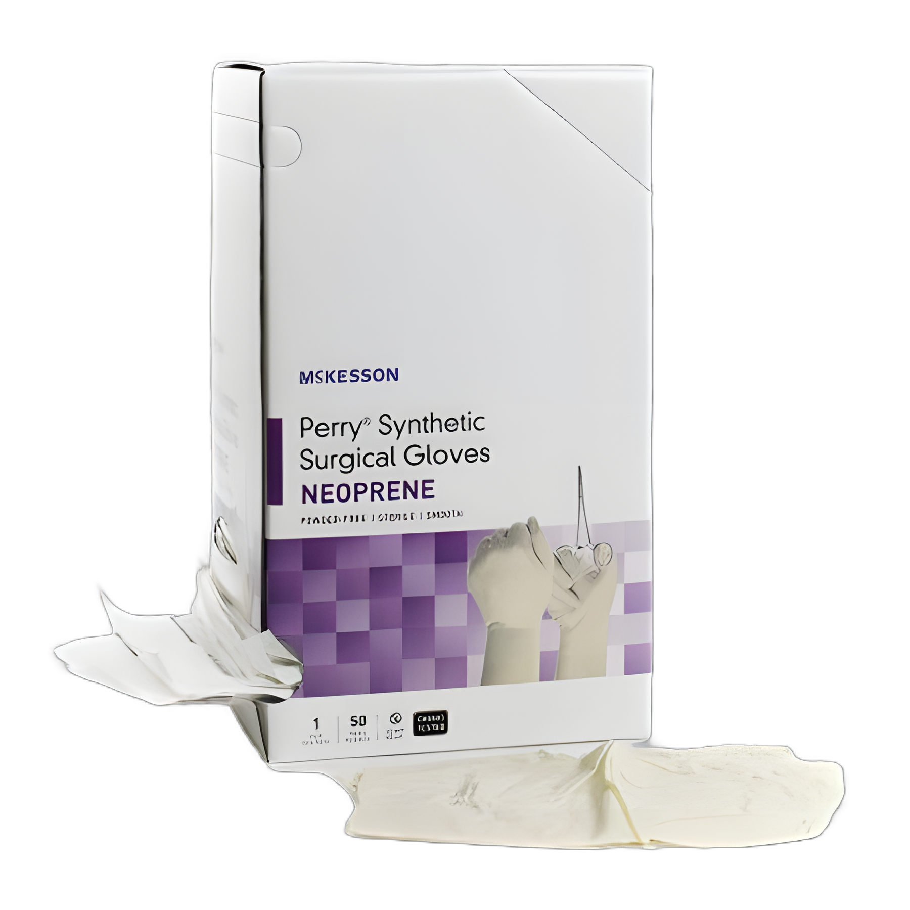 McKesson Perry Synthetic Surgical Gloves 5.5 - Latex-Free