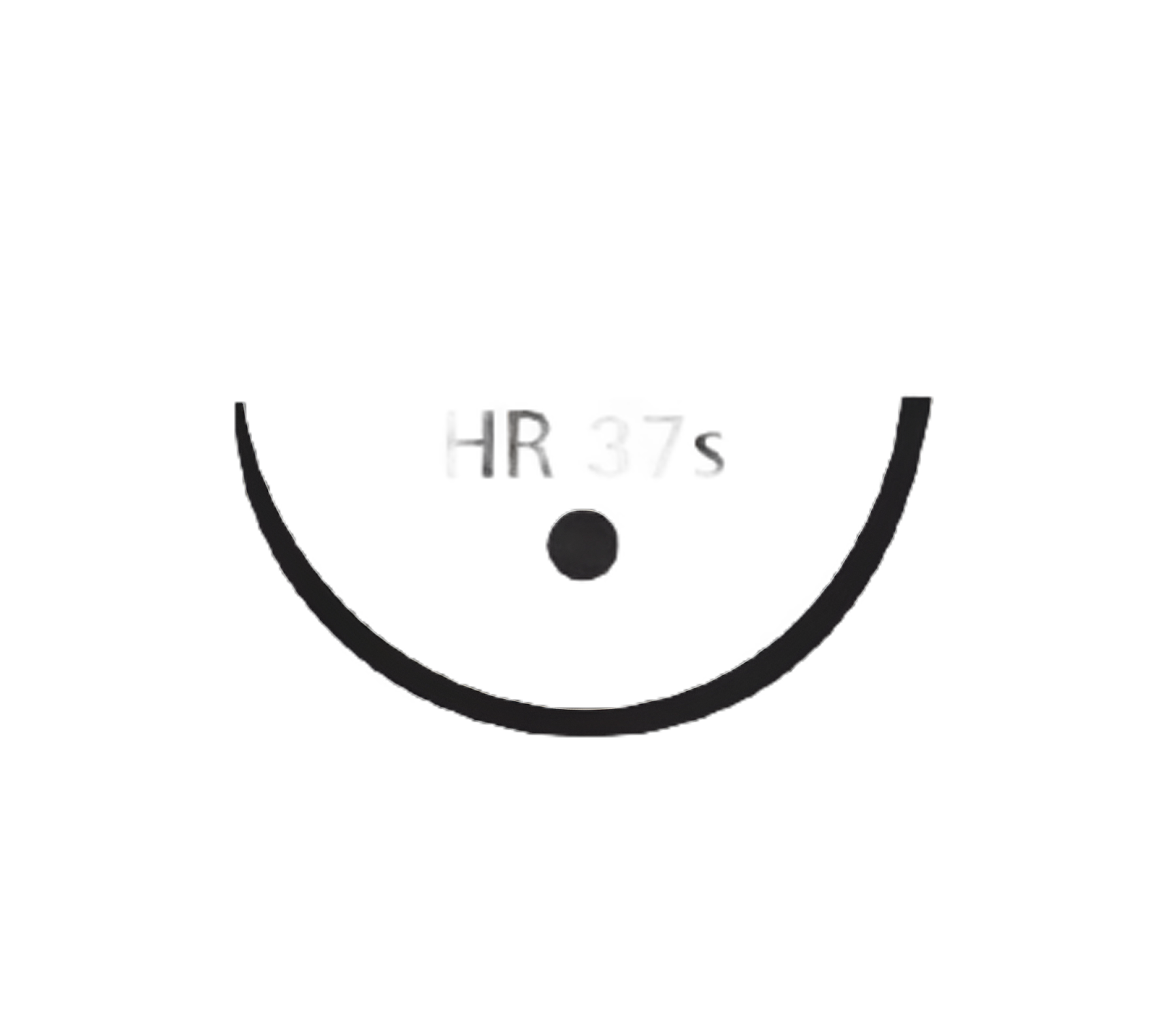 Novosyn® Polyglycolic Acid Absorbable Suture with Needle - HR 37S 1/2 Circle Taper Point, Size 2 - 0