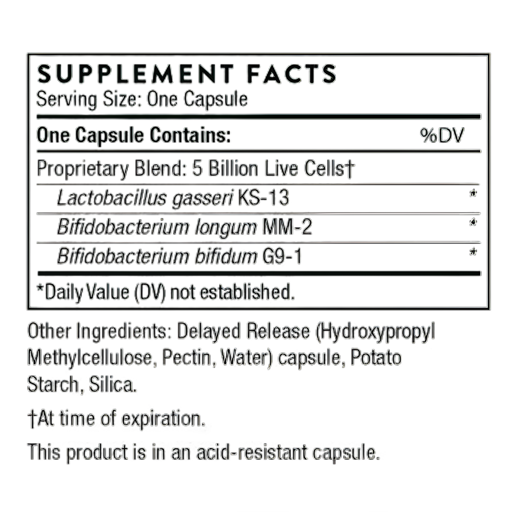 Probiotic Dietary Supplement FloraMend Prime Probiotic® 30 Per Bottle Capsule