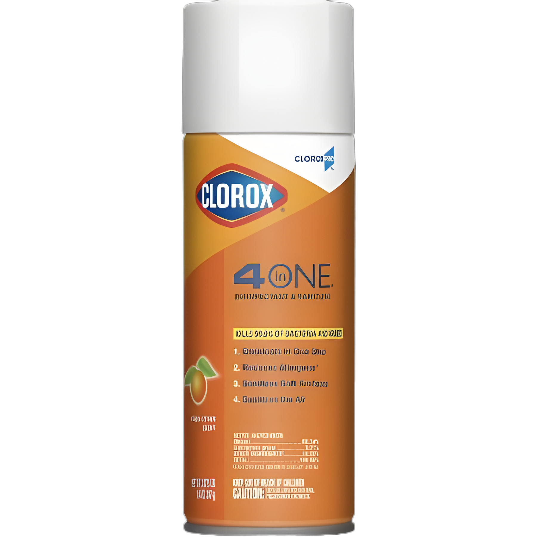 CloroxPro™ Clorox® 4 in One Surface Disinfectant / Sanitizer Alcohol Based Aerosol Spray Liquid 14 oz. Can Citrus Scent NonSterile