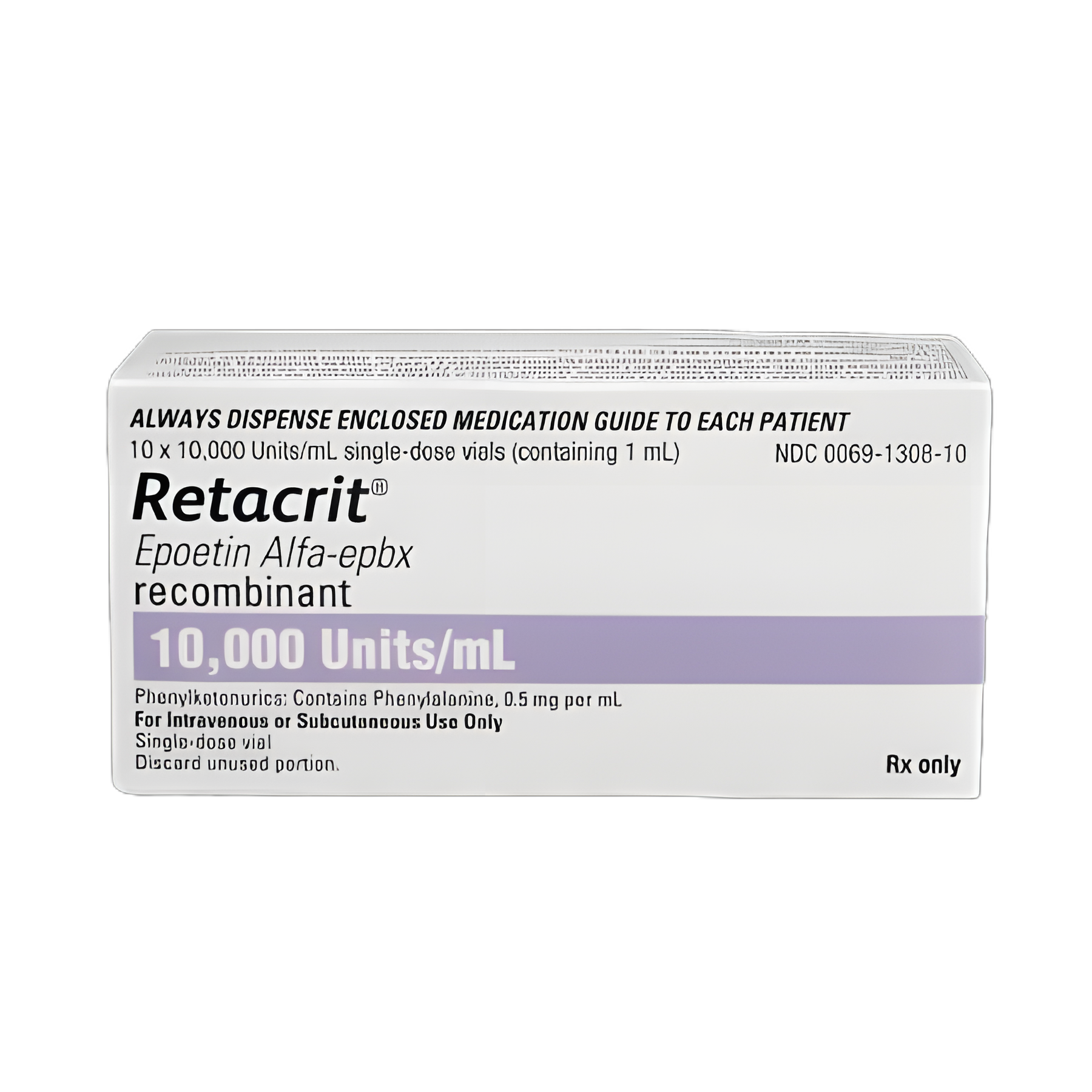 Retacrit Epoetin Alfa-epbx for Anemia - 10,000 U/mL Injection