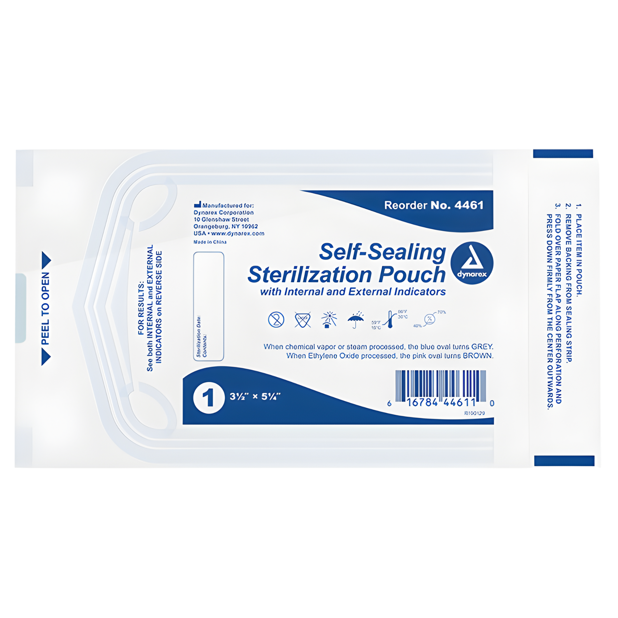 Sterilization Pouch Self Seal 3.5 in x 5.25 in 200/Bx
