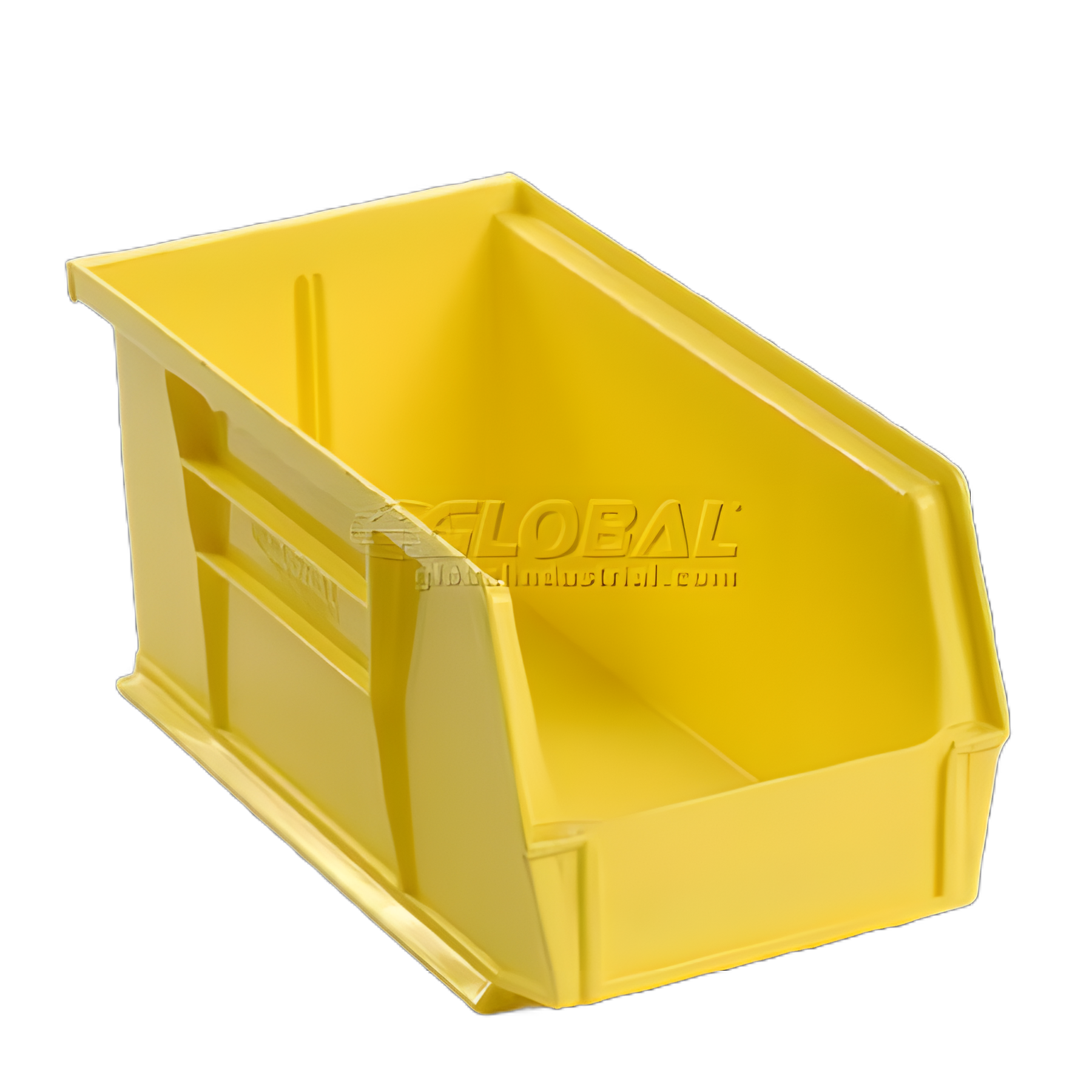 Storage Bin Global Industrial™ Yellow Plastic 5 X 5-1/2 X 10-7/8 Inch