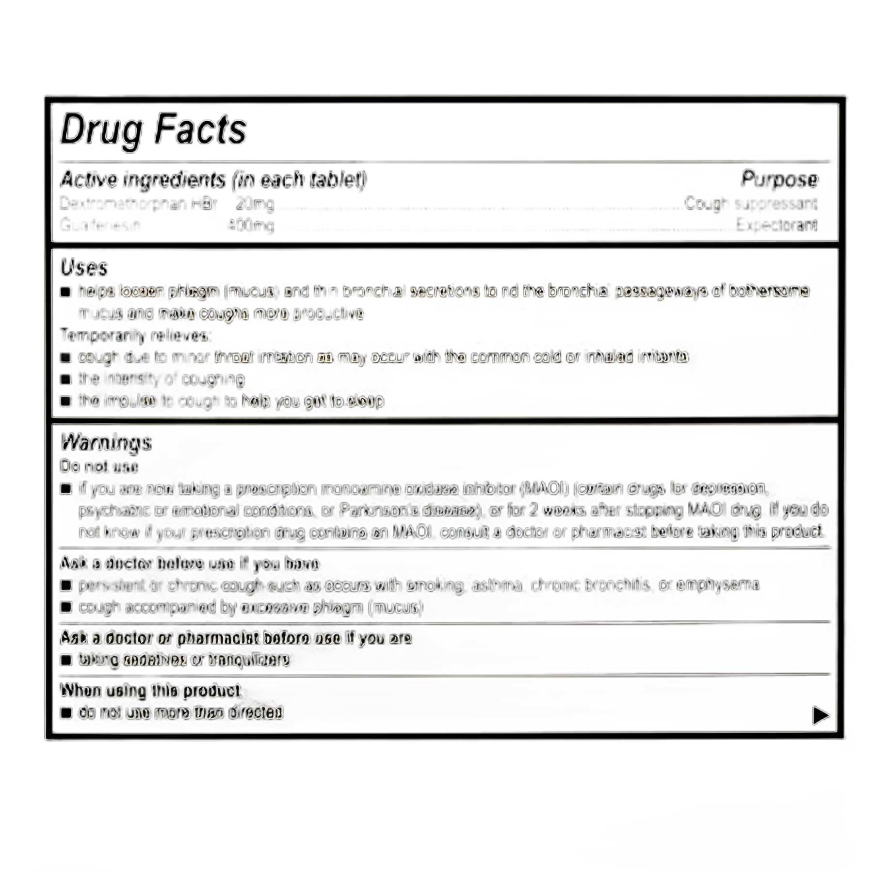 Medique Cold and Cough Relief Tablets - Effective Symptom Management