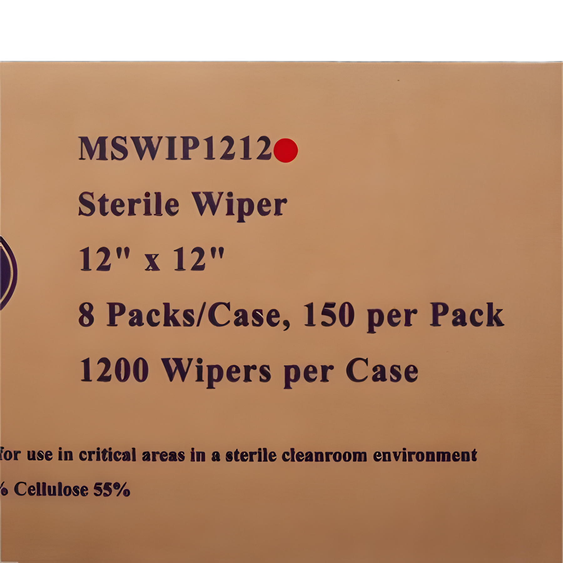 McKesson ISO Class 5 Sterile Cleanroom Wipes 12x12