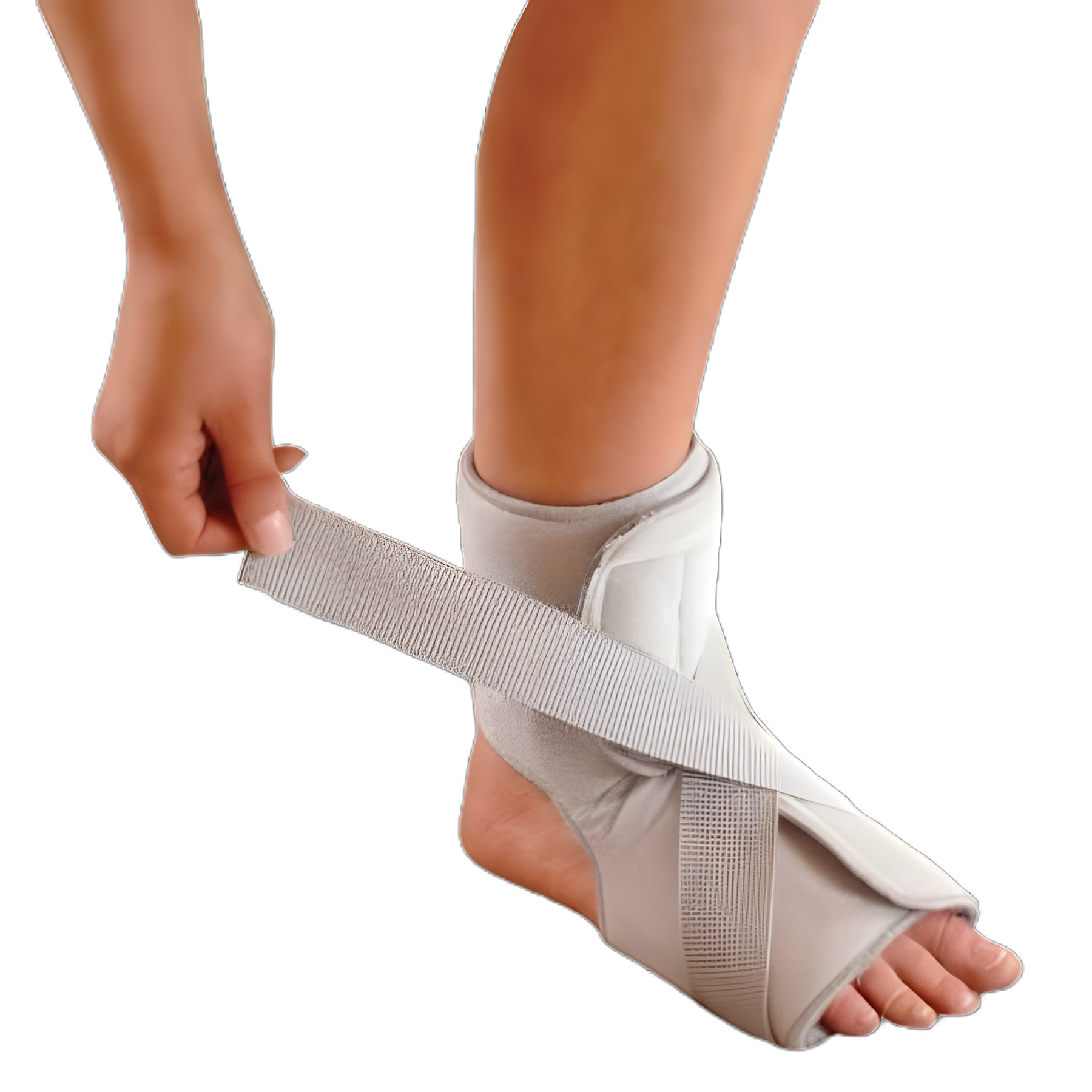Plantar Fasciitis Night Splint Nice Stretch® X-Lite One Size Fits Most Hook and Loop Closure Left or Right Foot