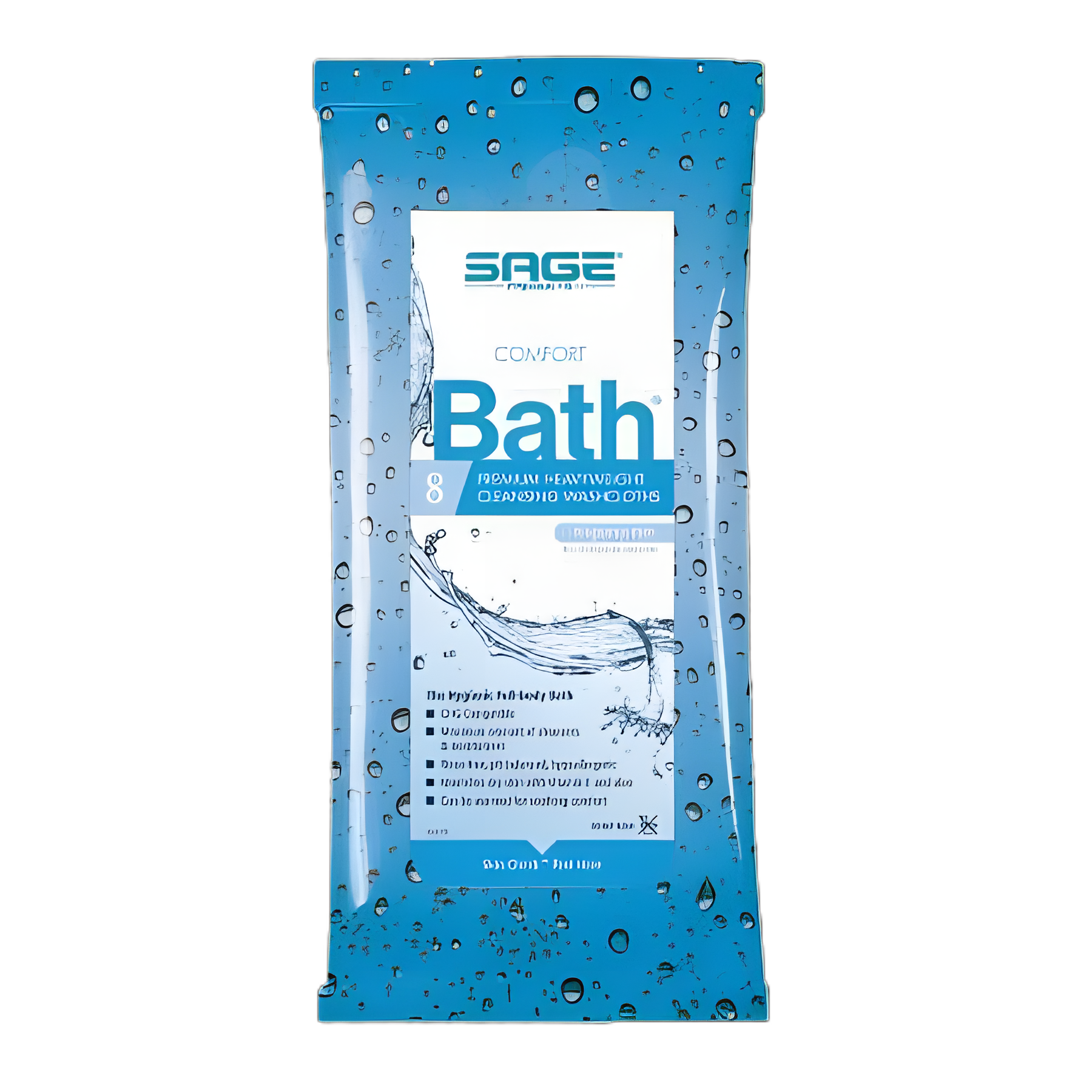 Rinse-Free Bath Wipe Comfort Bath® Soft Pack Unscented 8 Count - 7903