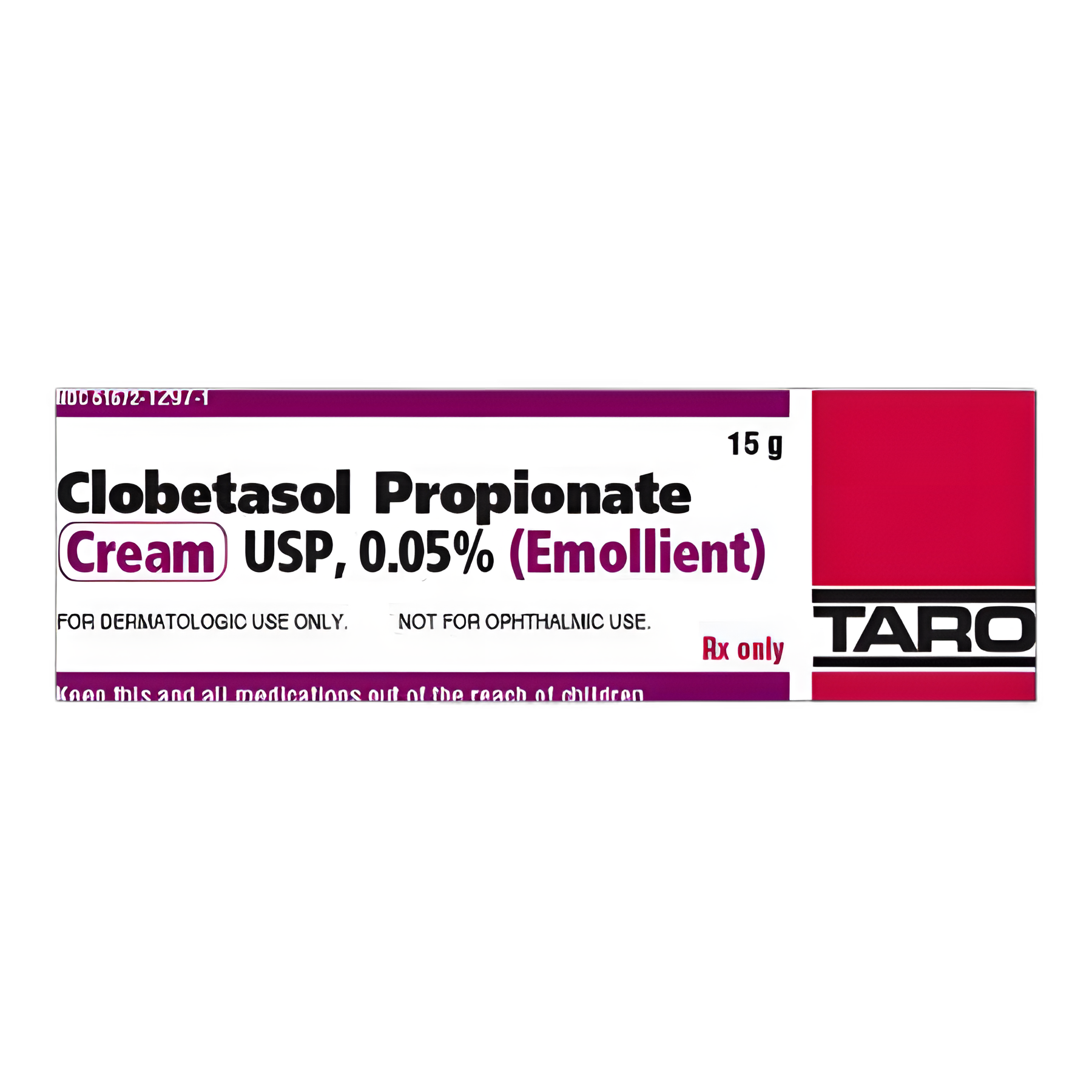 Clobetasol Propionate with Emollient 0.05% Cream - 15g Tube for Inflammatory Skin Conditions