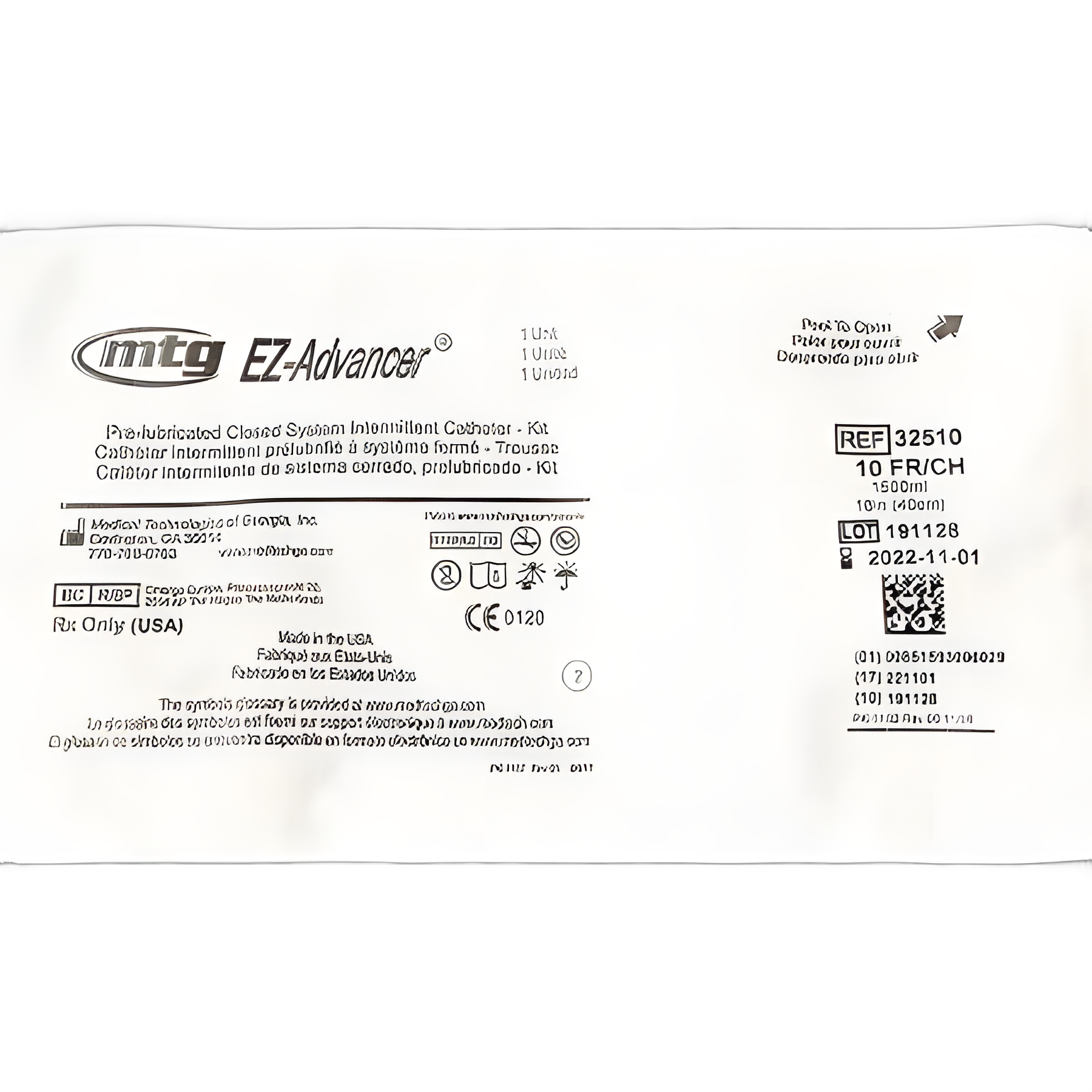 Kiddie-Kath® 10 Fr Adolescent Catheter Tray | PVC-Free