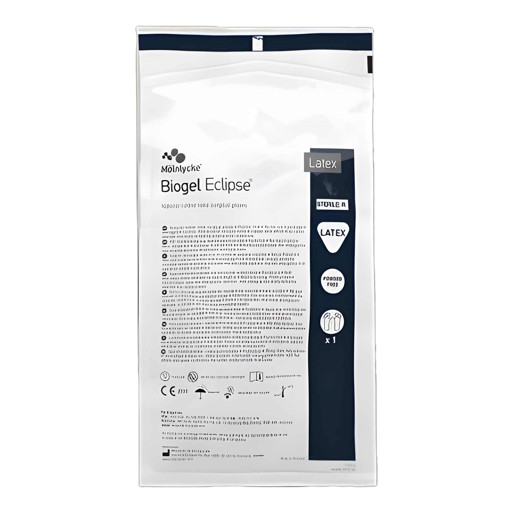 Surgical Glove Biogel® Eclipse™ Size 7 Sterile Latex Standard Cuff Length Micro-Textured Straw Not Chemo Approved