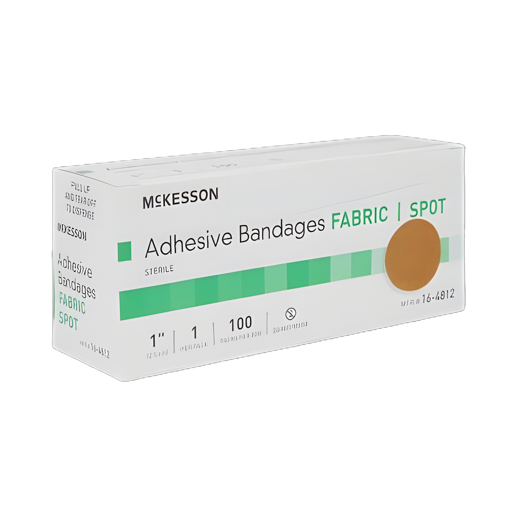 Adhesive Spot Bandage McKesson 1 Inch Fabric Round Tan Sterile