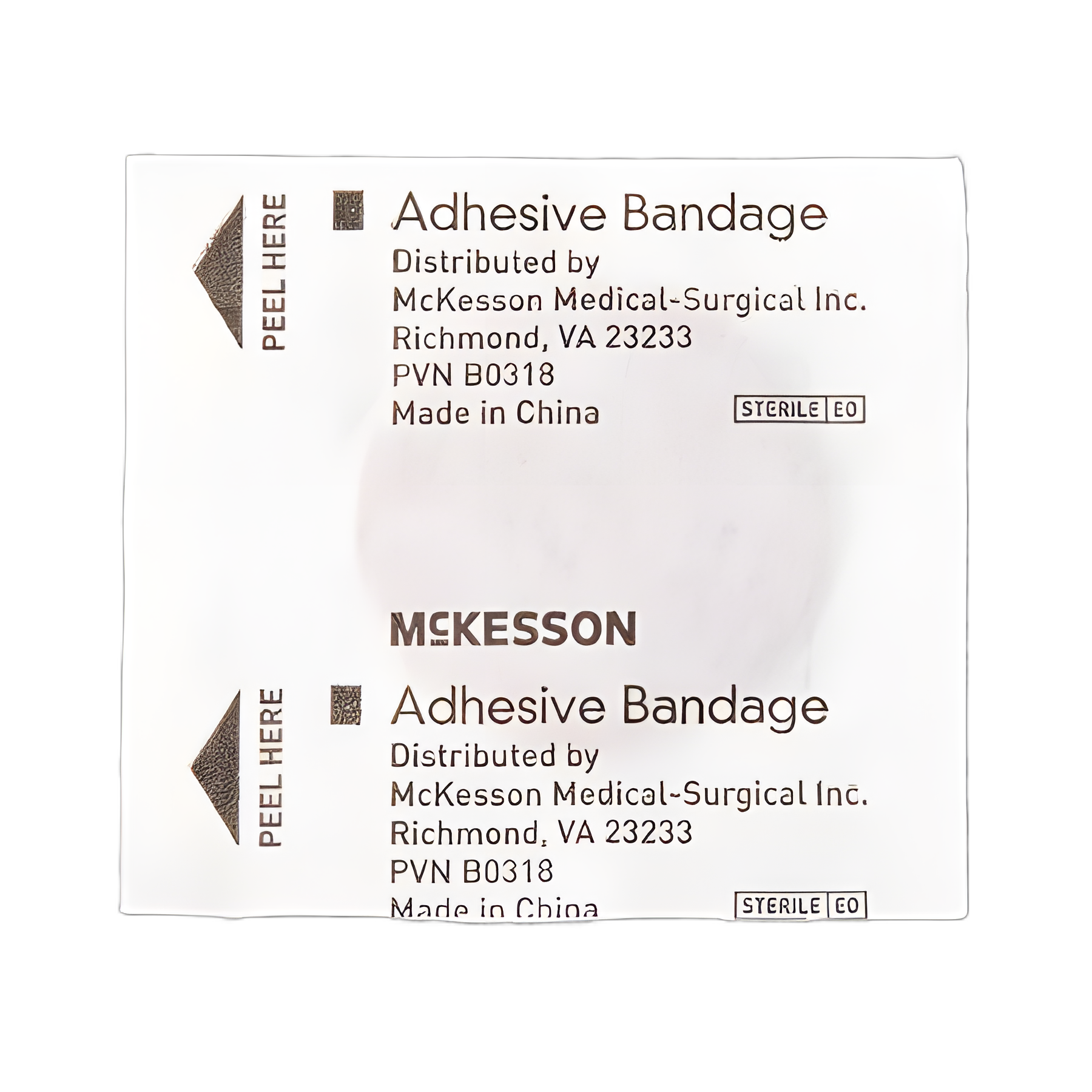 Adhesive Spot Bandage McKesson 1 Inch Fabric Round Tan Sterile