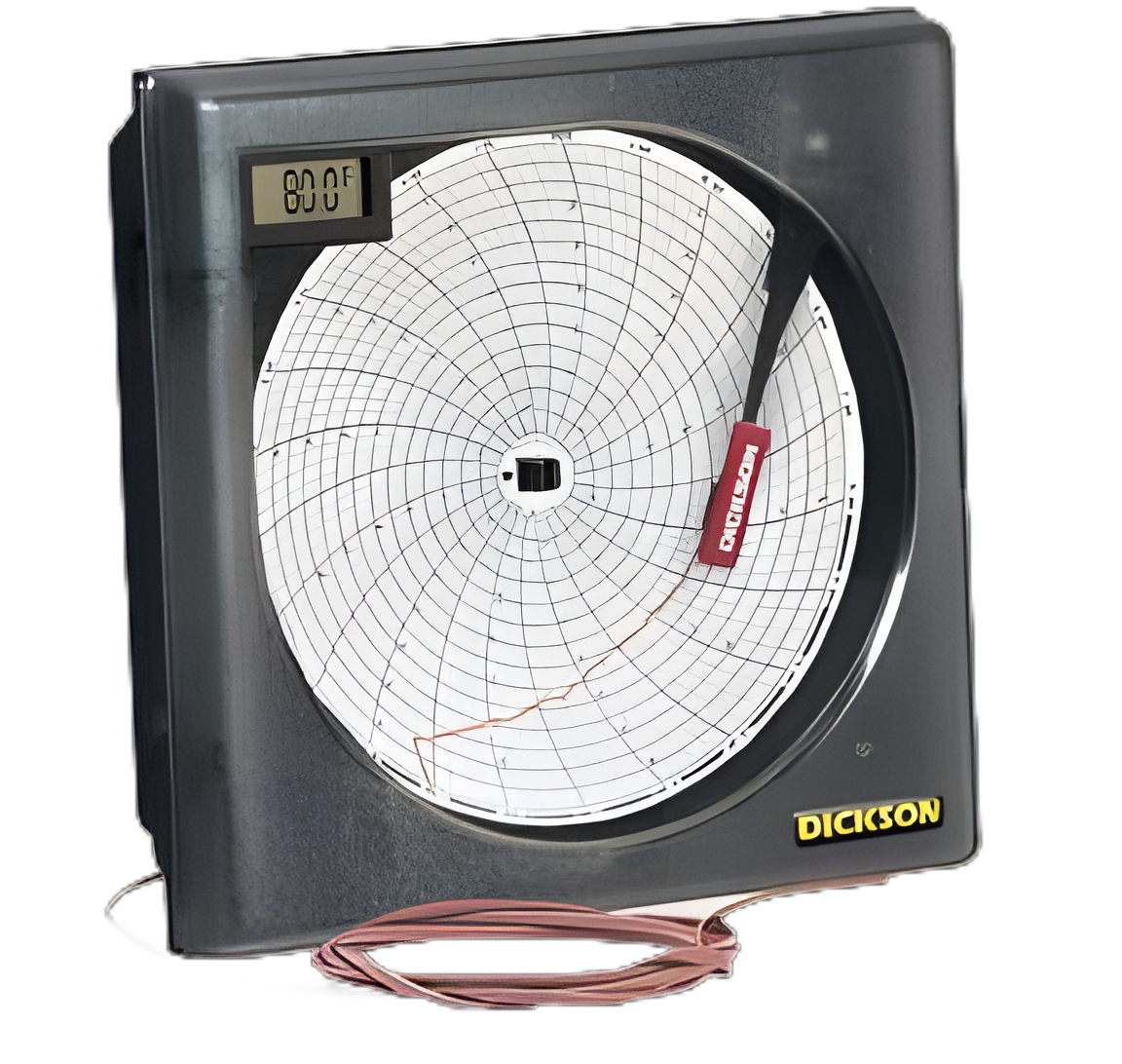 Temperature Chart Recorder Dickson™ 24-Hour / 7-Day